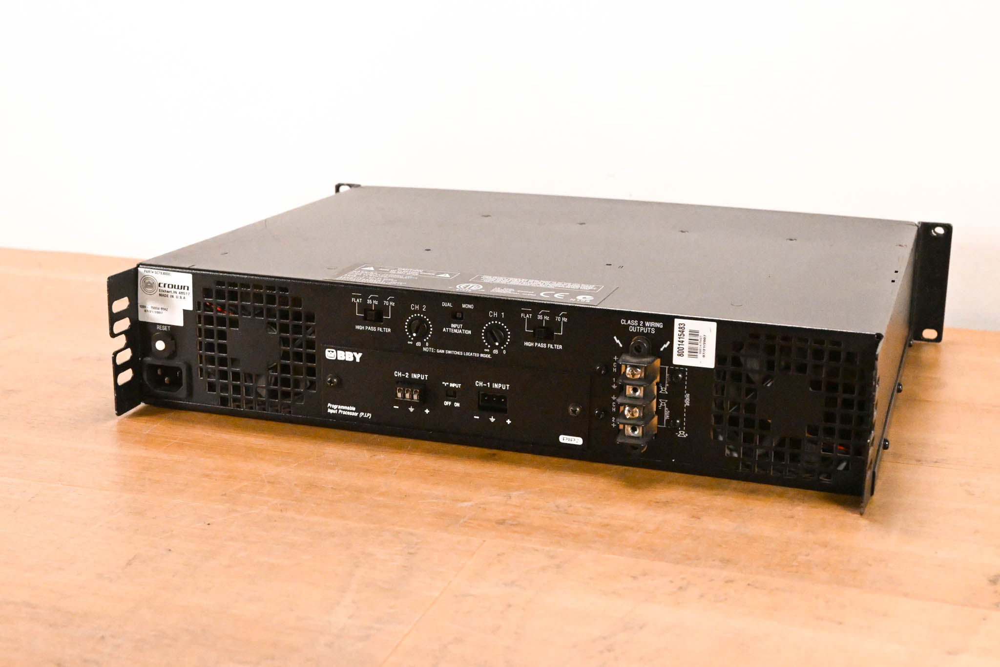 Crown CTs 3000 Two-Channel 1500W Power Amplifier