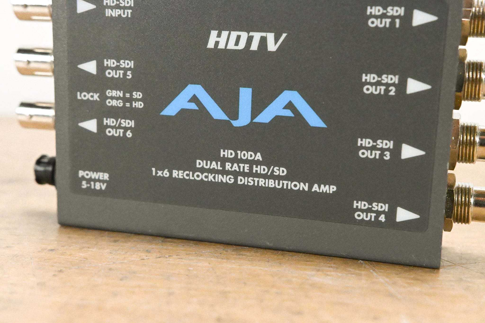 AJA HD10DA 1x6 Distribution Amplifier (NO POWER SUPPLY)