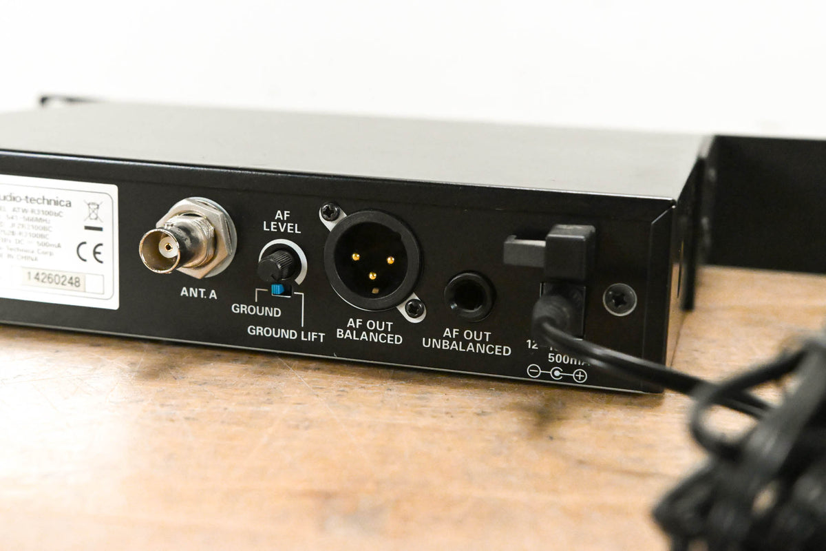 Audio-Technica ATW-R3100bC Receiver w/ ATW-T310bC Bodypack: 541-566 MHz