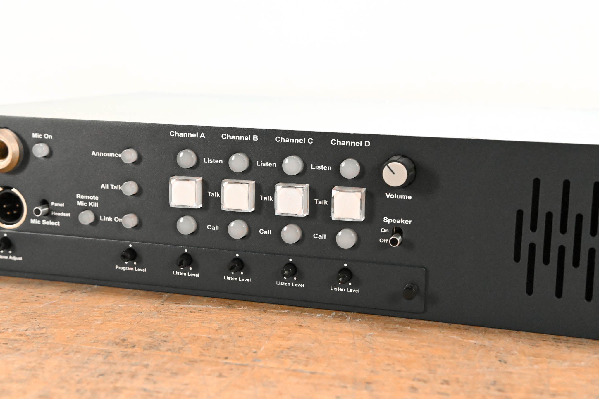 Clear-Com MS-704 2RU Four-Channel Main Station
