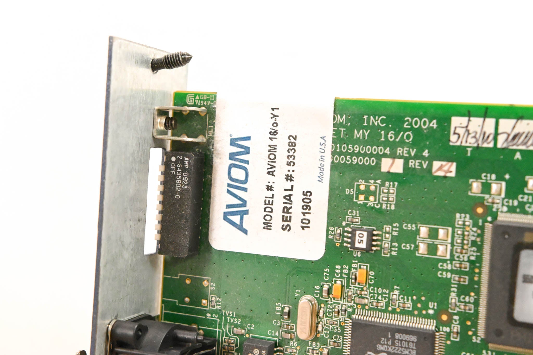 Aviom 16/o-Y1 A-Net Card for Yamaha Digital Products