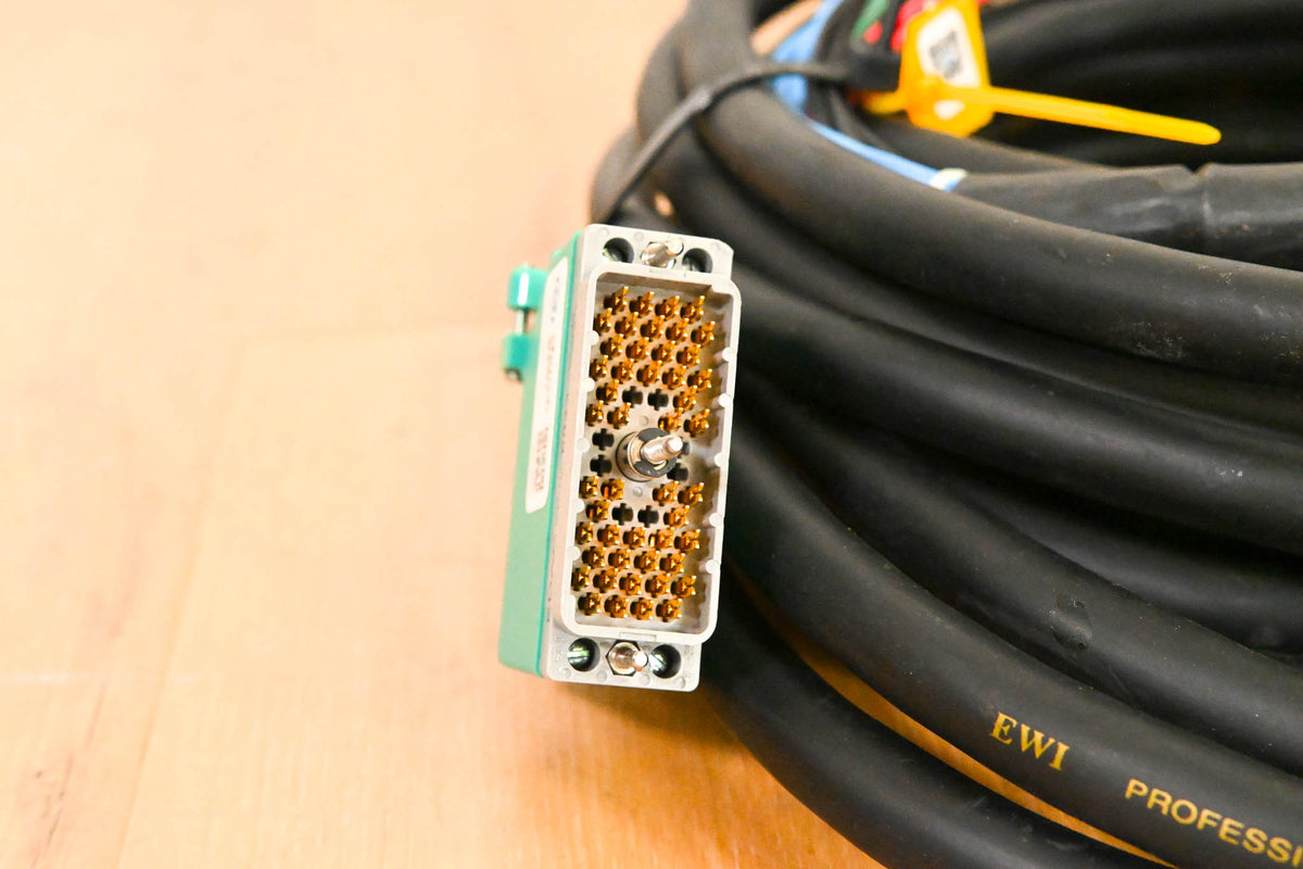EWI 16-Channel EDAC to 16 XLRM Audio Snake Cable - 50'