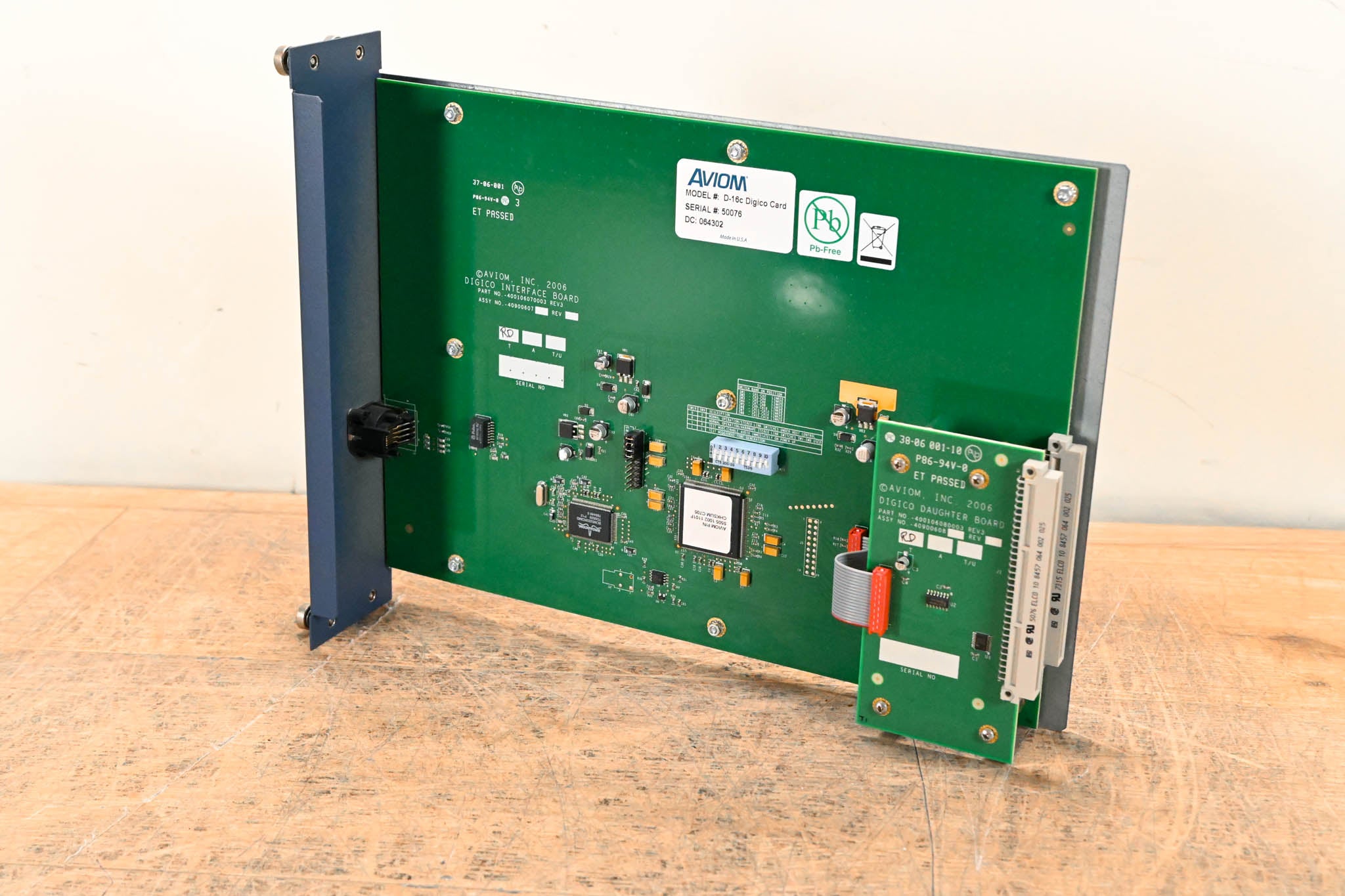 Aviom D-16c D2 Rack Aviom A-Net 16-Channel Cat5e Output Card