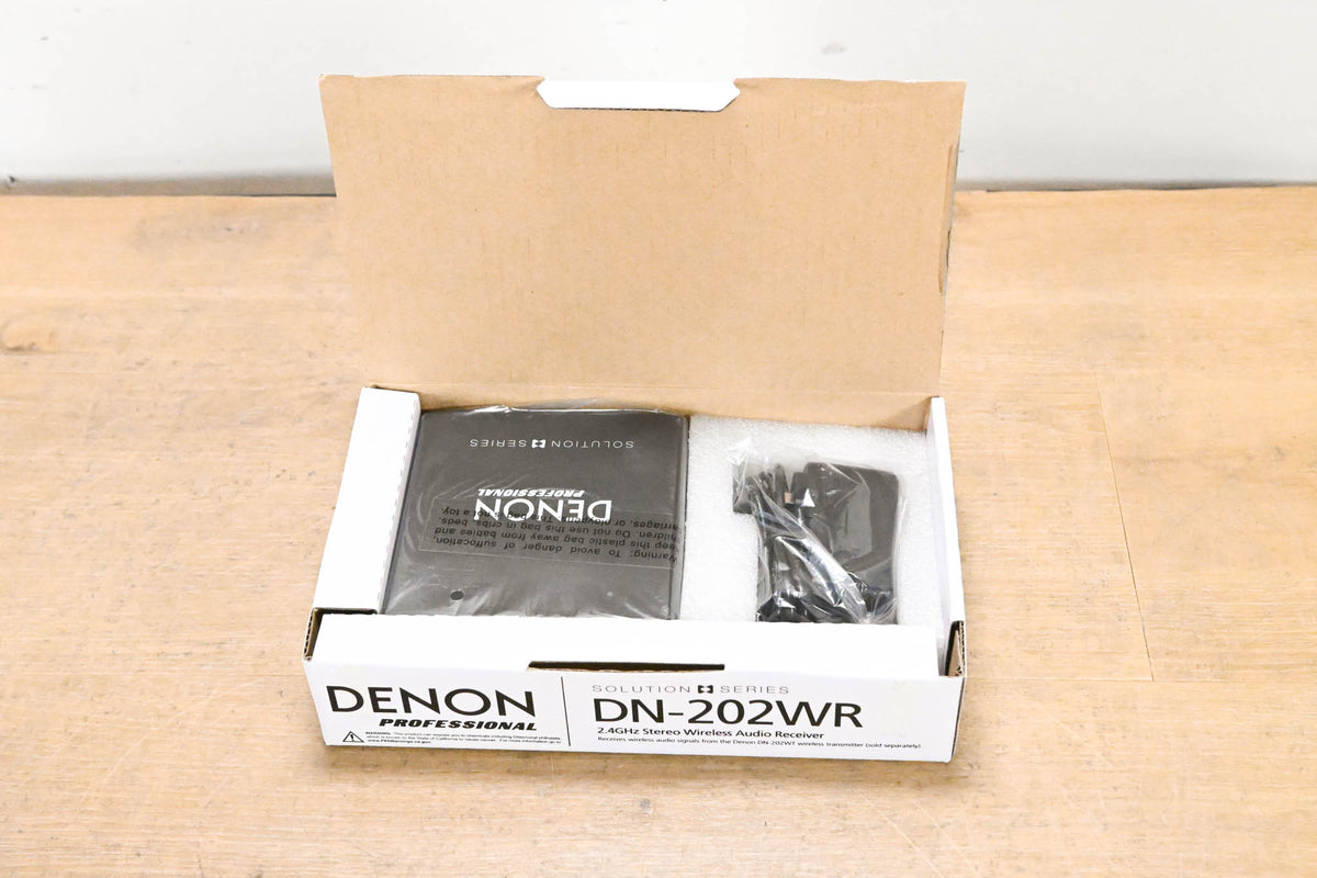 Denon DN-202WR 2.4GHz Stereo Wireless Audio Receiver