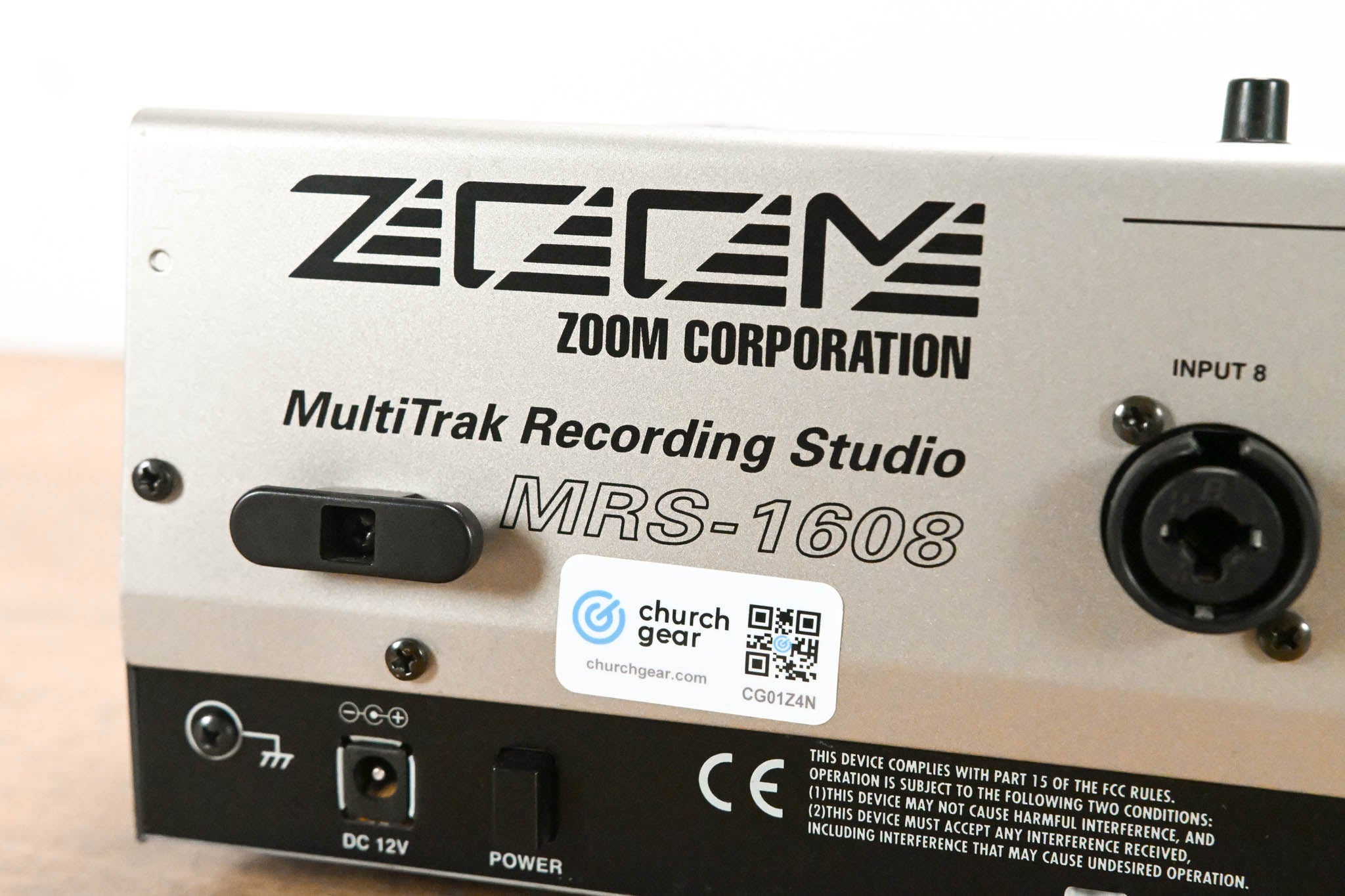 Zoom MRS-1608 16-Track Digital Multitracker (NO POWER SUPPLY)