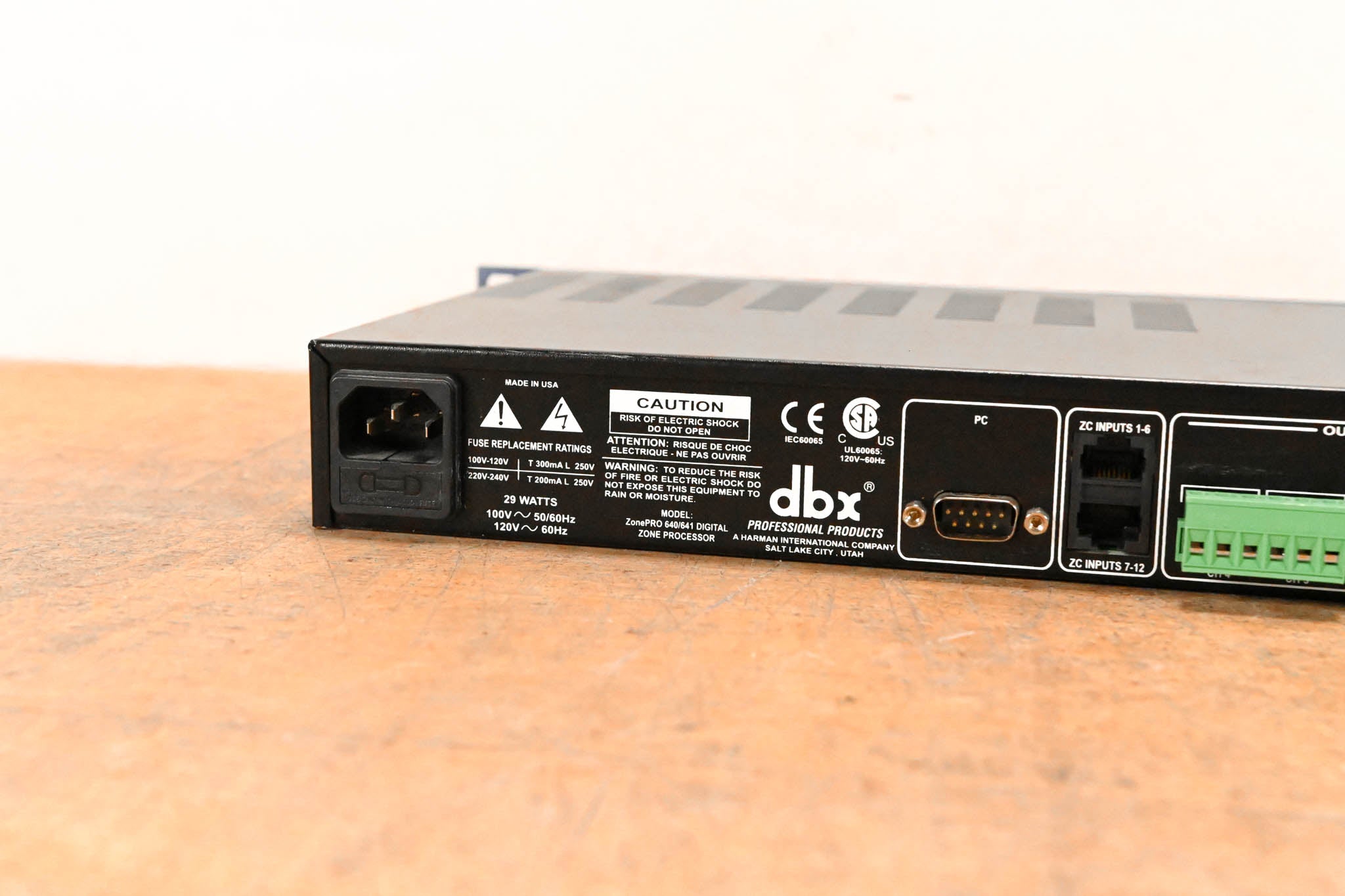 dbx ZonePRO 641 6x4 Digital Zone Processor