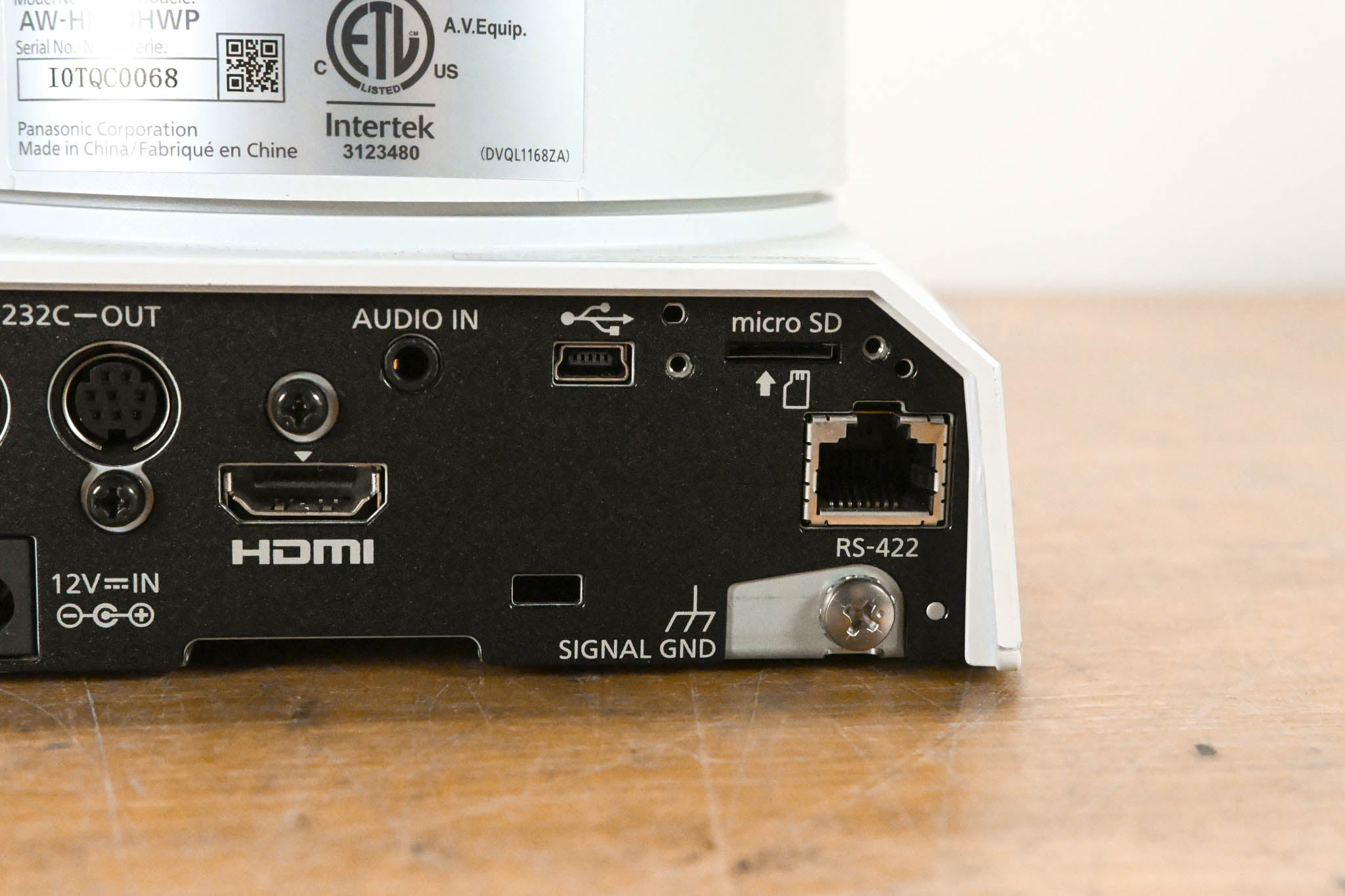 Panasonic AW-HN40HWP HD PTZ Camera with NDI | HX (NO POWER SUPPLY)