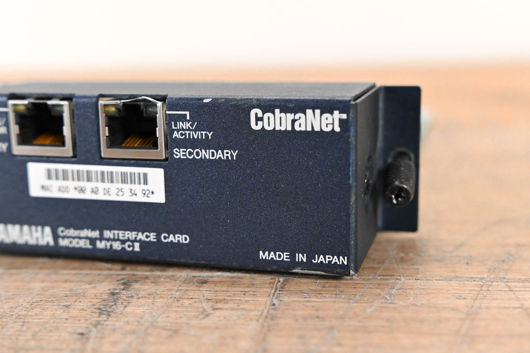 Yamaha MY16-CII CobraNet Network I/O Card