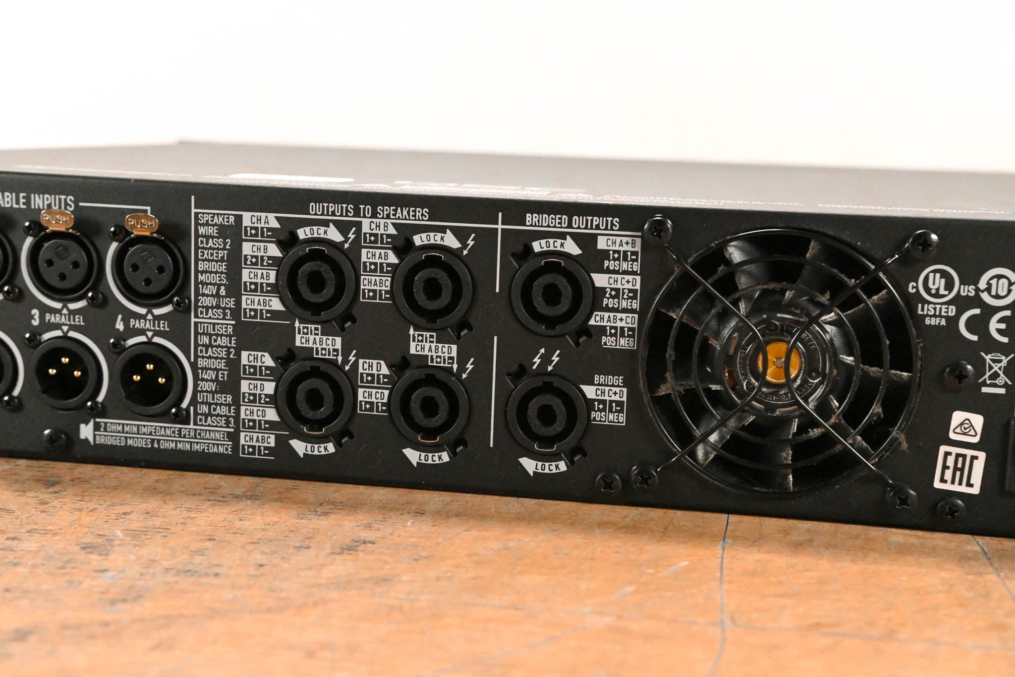 QSC PLD4.5 Four-Channel Power Amplifier with DSP