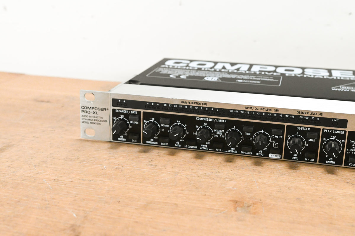 Behringer Composer Pro-XL MDX2600 Audio Interactive Dynamics Processor