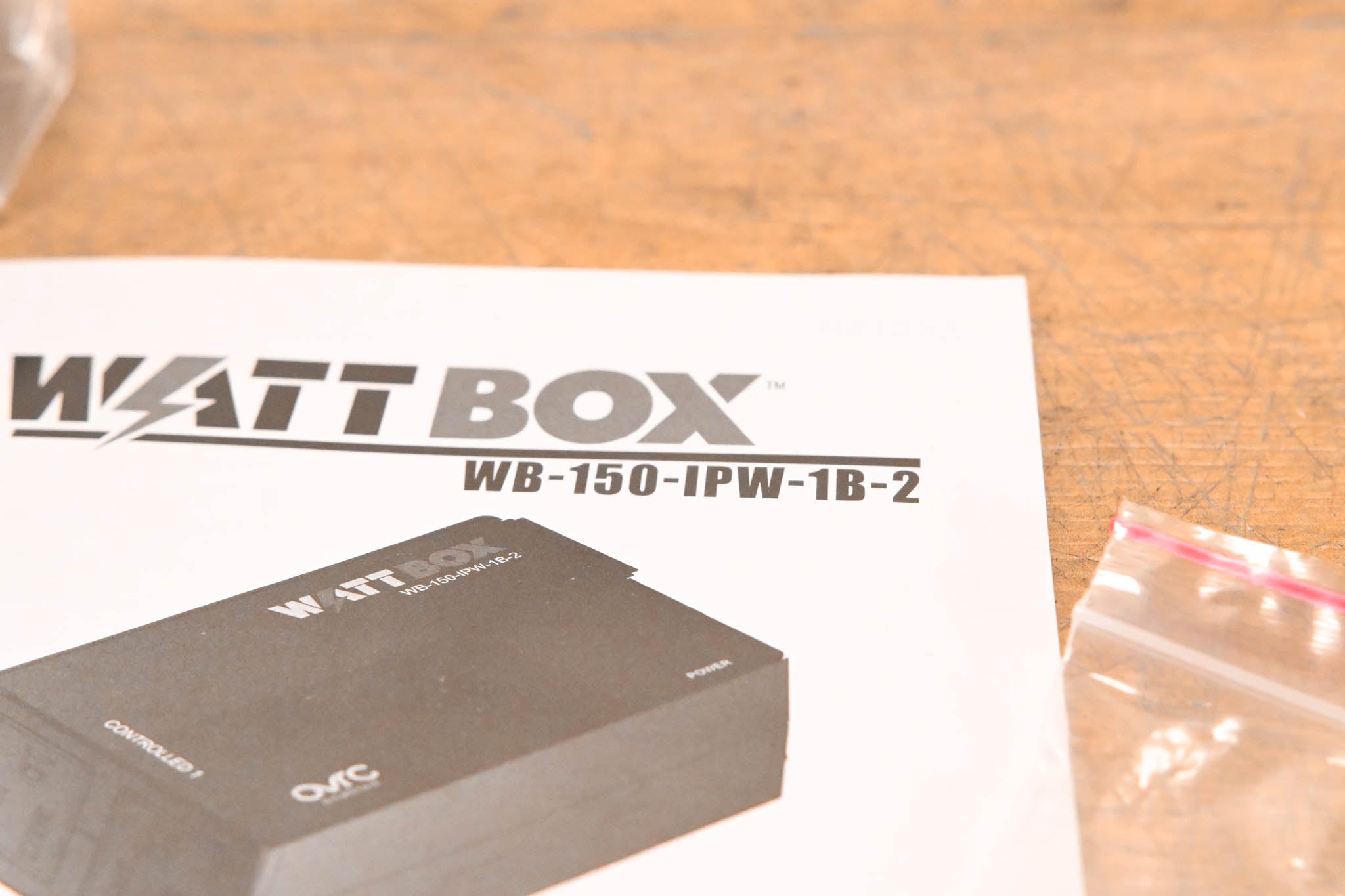 WattBox WB-150-IPW-1B-2 IP Power Strip w/ WiFi - 1 Bank (2 Outlets)