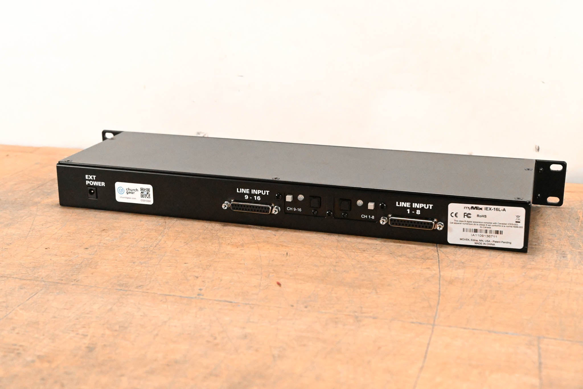 myMix IEX-16L 16-Channel Input Expander (NO POWER SUPPLY)