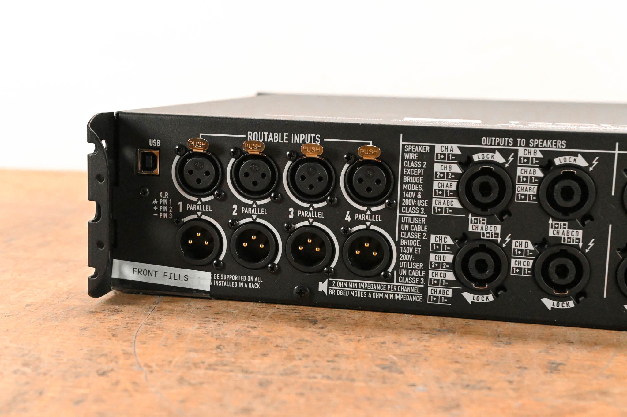 QSC PLD4.5 Four-Channel Power Amplifier with DSP