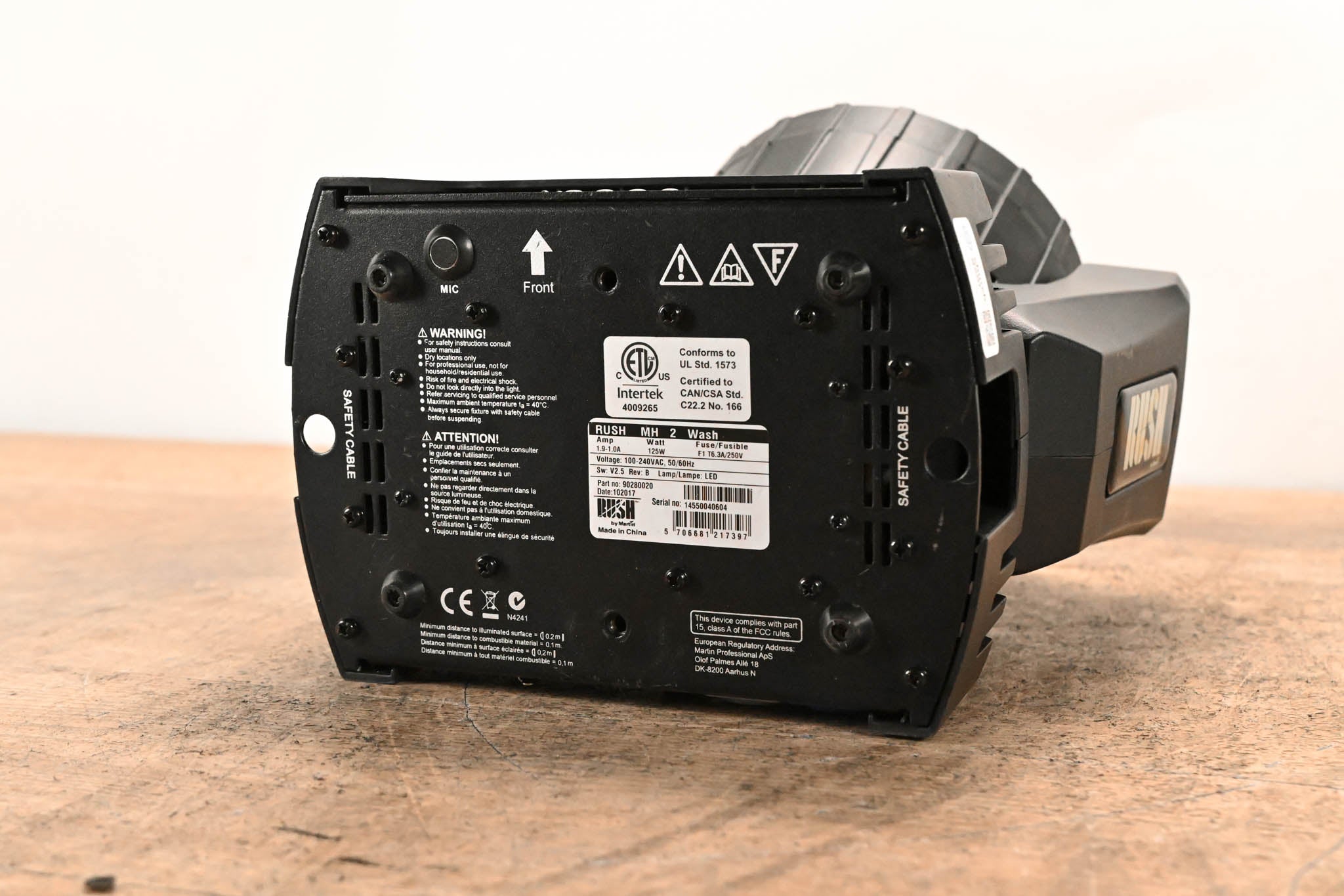 Martin Lighting RUSH MH 2 Wash LED Wash Moving Head Fixture