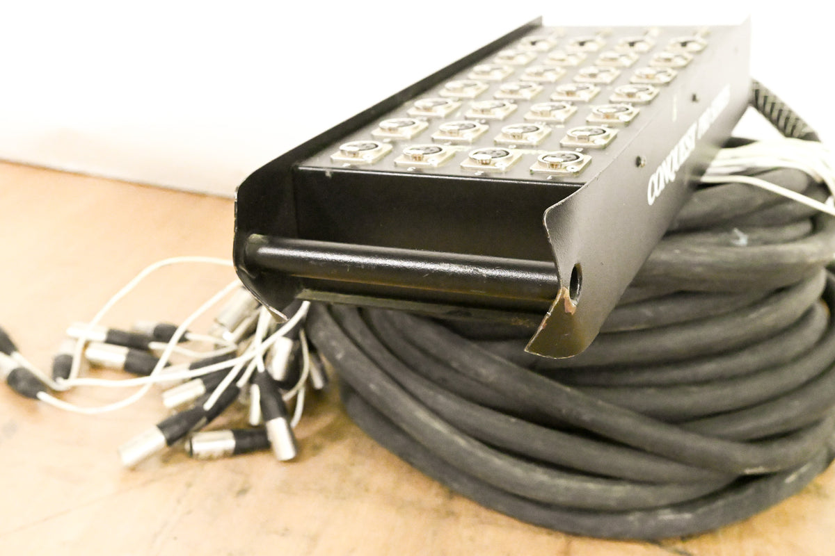 Conquest Pro Series 24x4 XLR Stage Box to Fanout Snake - 200ft