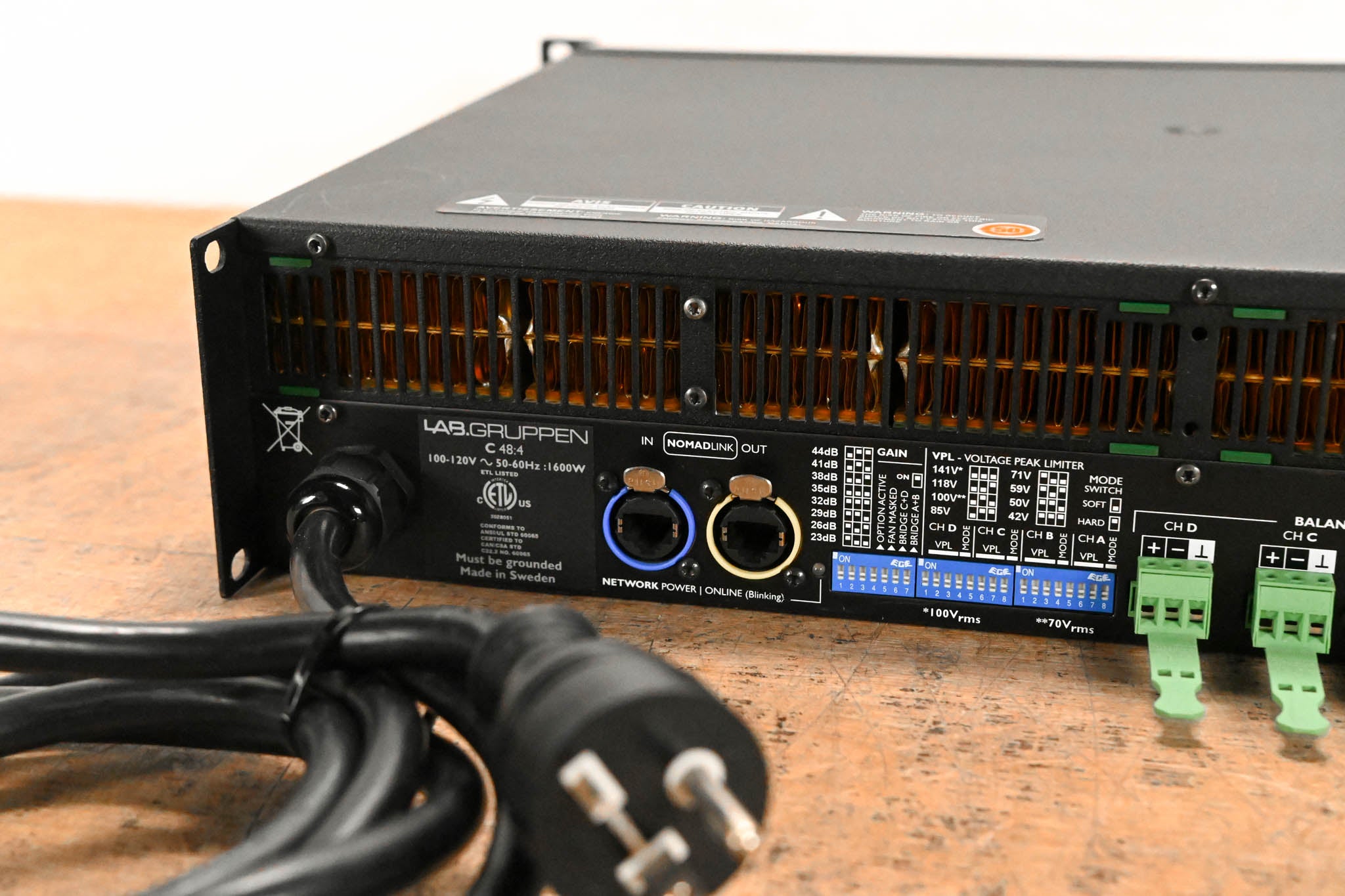 Lab Gruppen C 48:4 4800W 4-Channel Power Amplifier