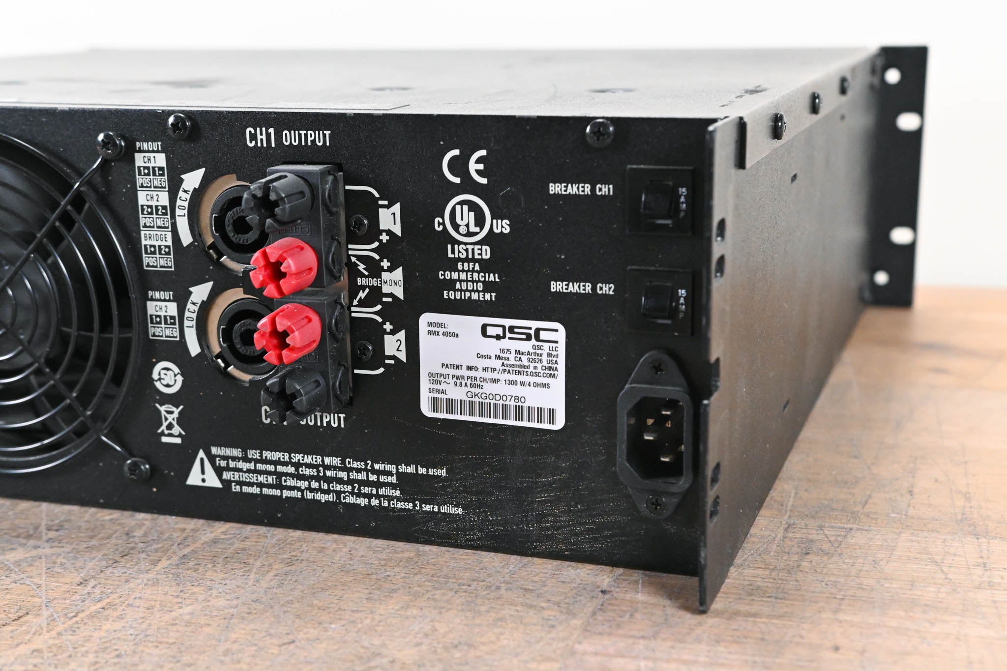 QSC RMX 4050a Two-Channel Power Amplifier