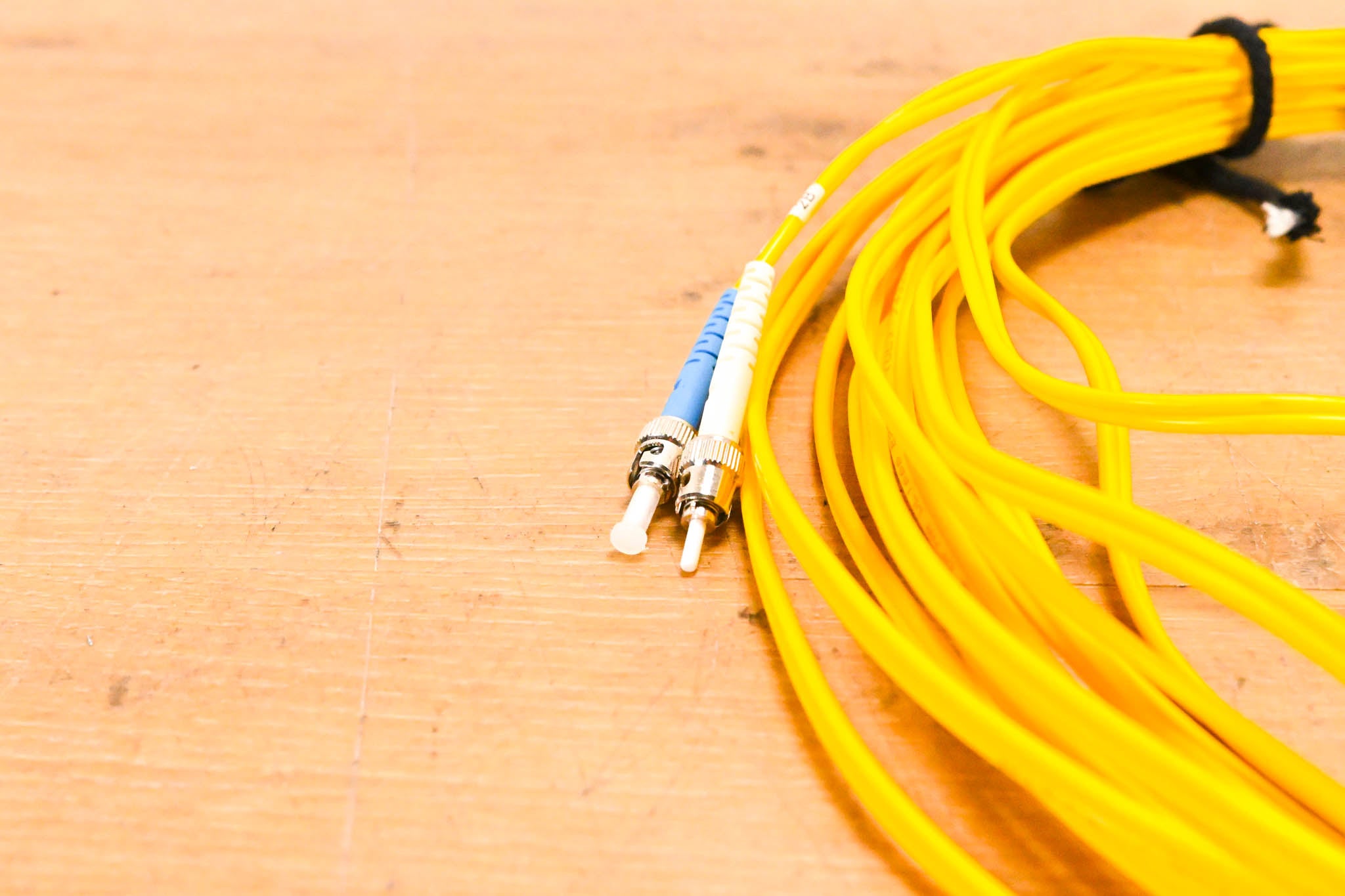 Corning SMF-28 Ultra ST-ST Duplex Single Mode Fiber Cable - 20'