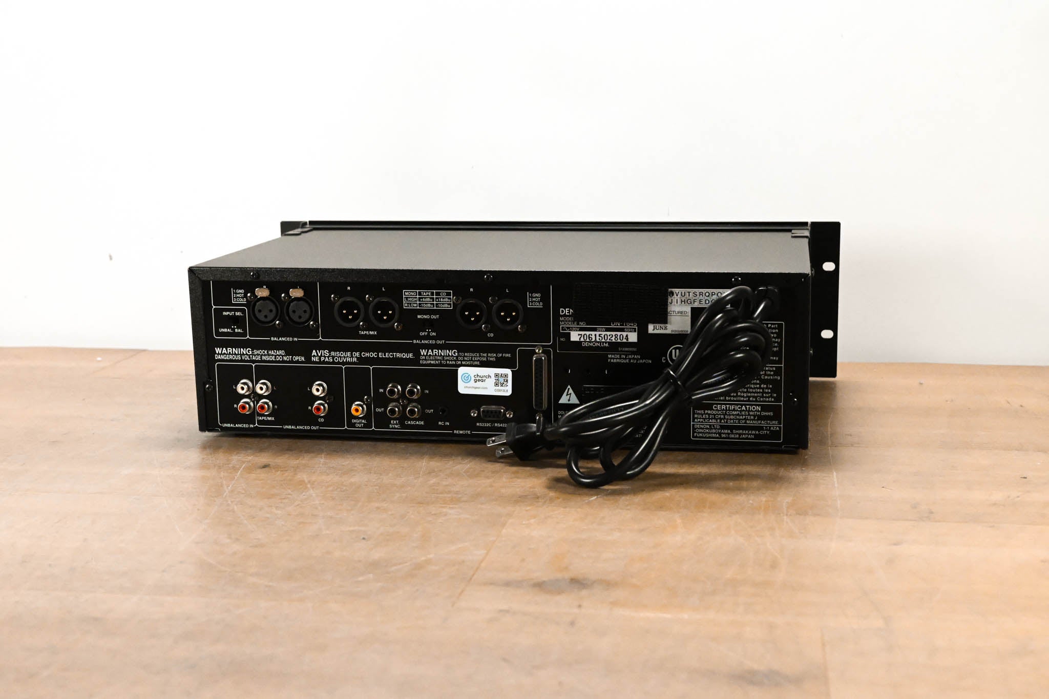 Denon DN-T645 Rackmounted CD/Cassette Combo