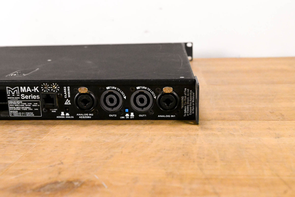 Martin Audio MA9.6K DSP 2-Channel Power Amplifier (NO POWER CABLE)