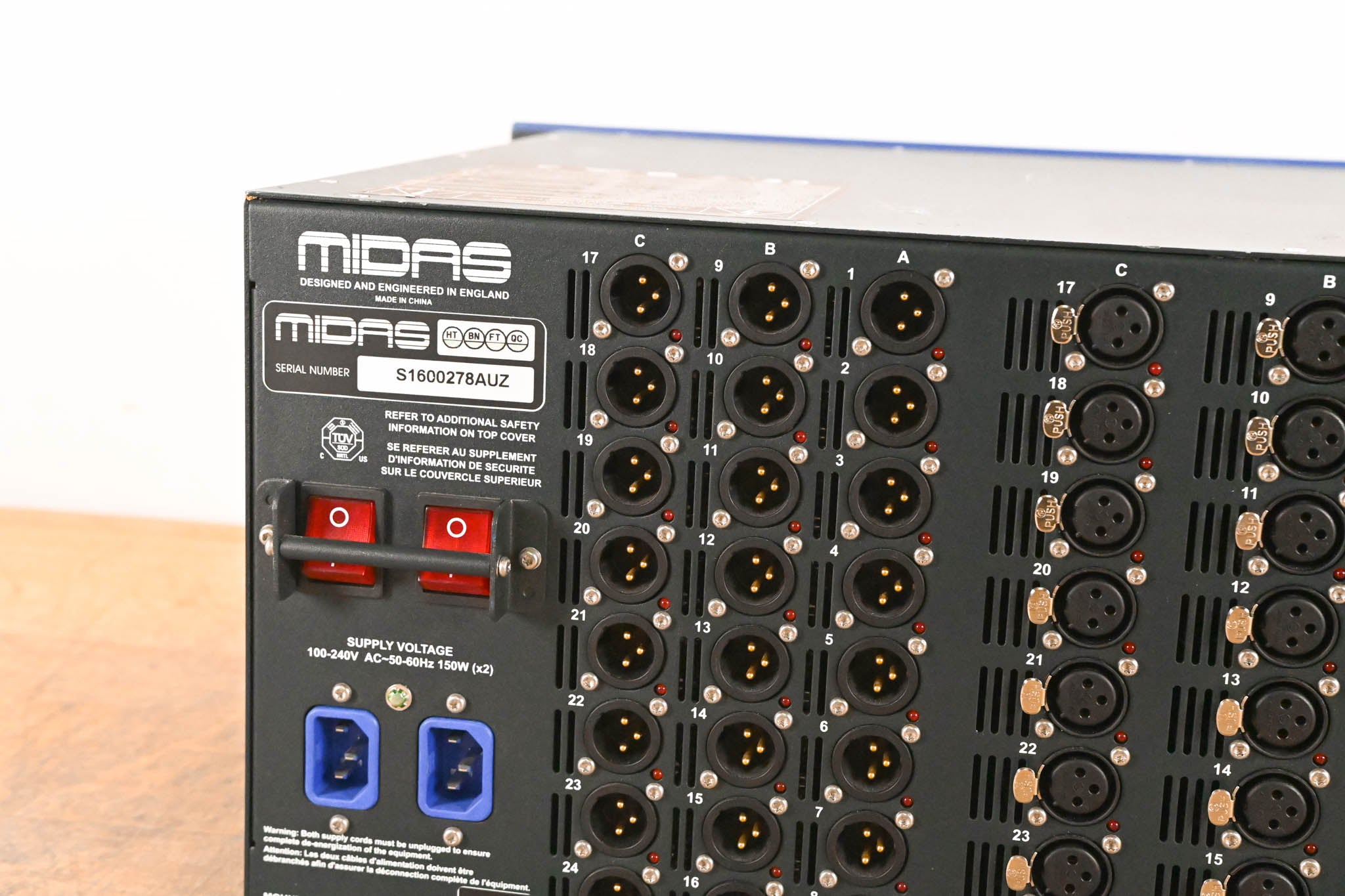 Midas DL231 24x24 Active Microphone Splitter