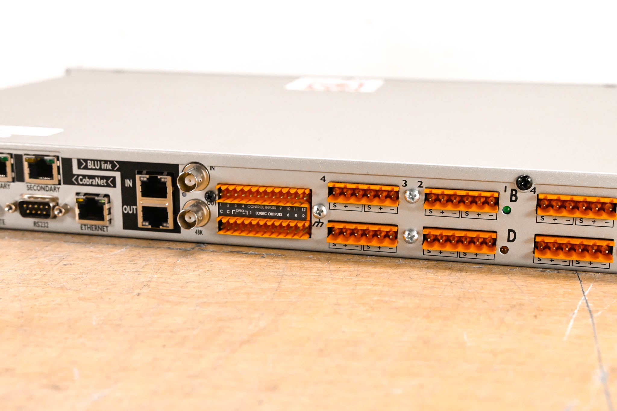 BSS London BLU-800 Signal Processor with BLU link and CobraNet