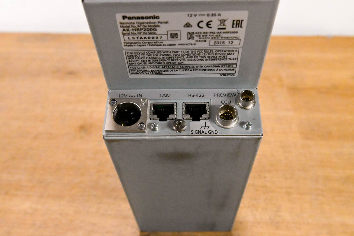 Panasonic AK-HRP200G Remote Operation Panel