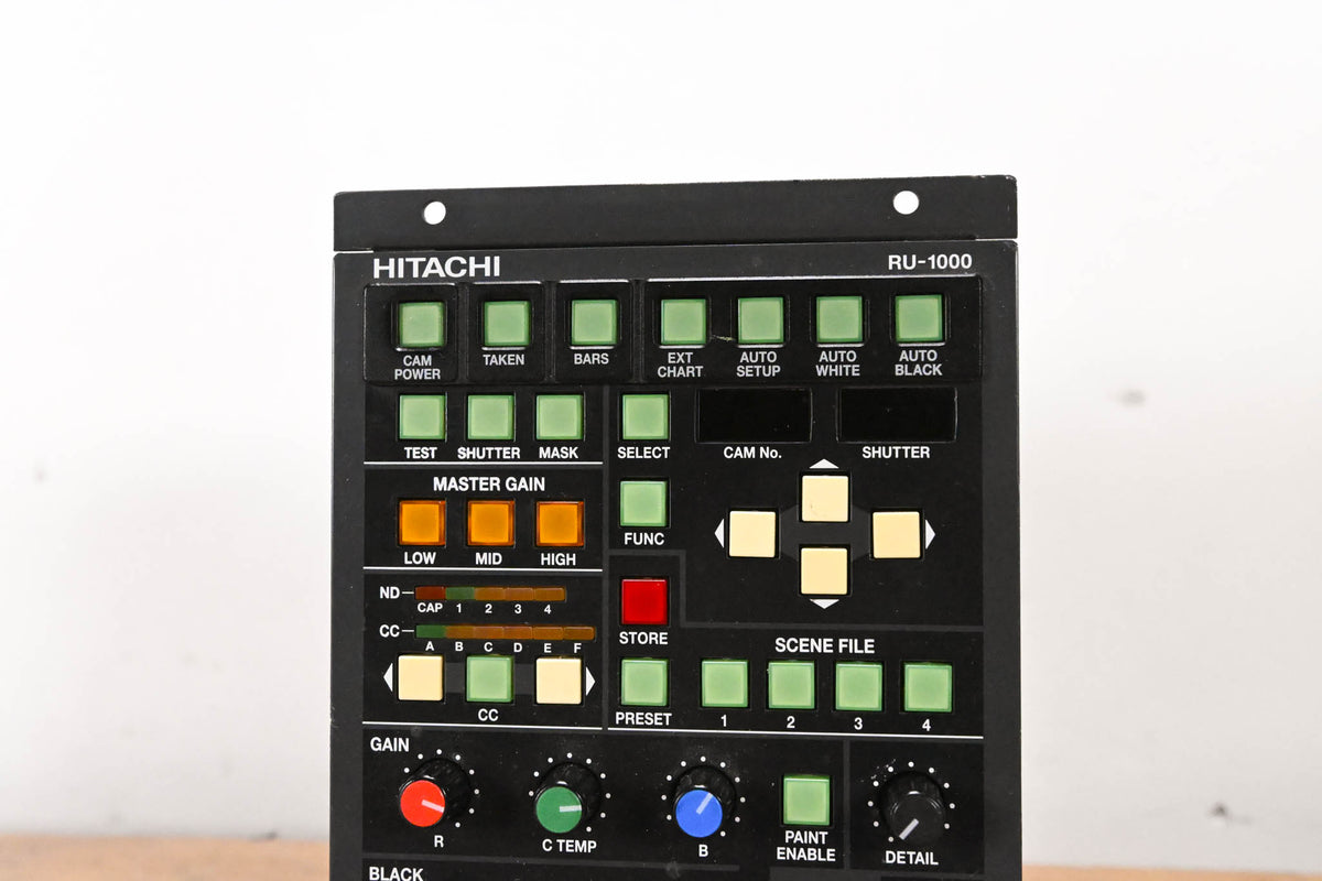 Hitachi RU-1000VR Remote Control Panel