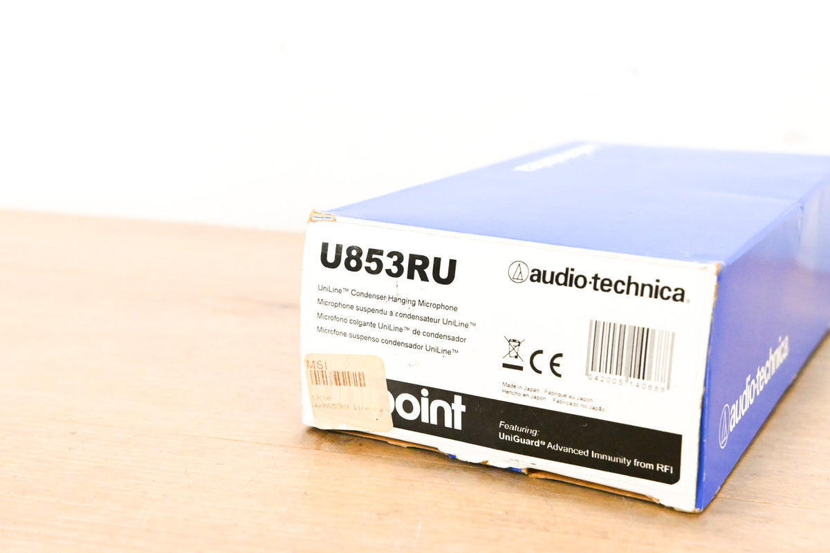 Audio-Technica U853RU UniLine Condenser Hanging Microphone