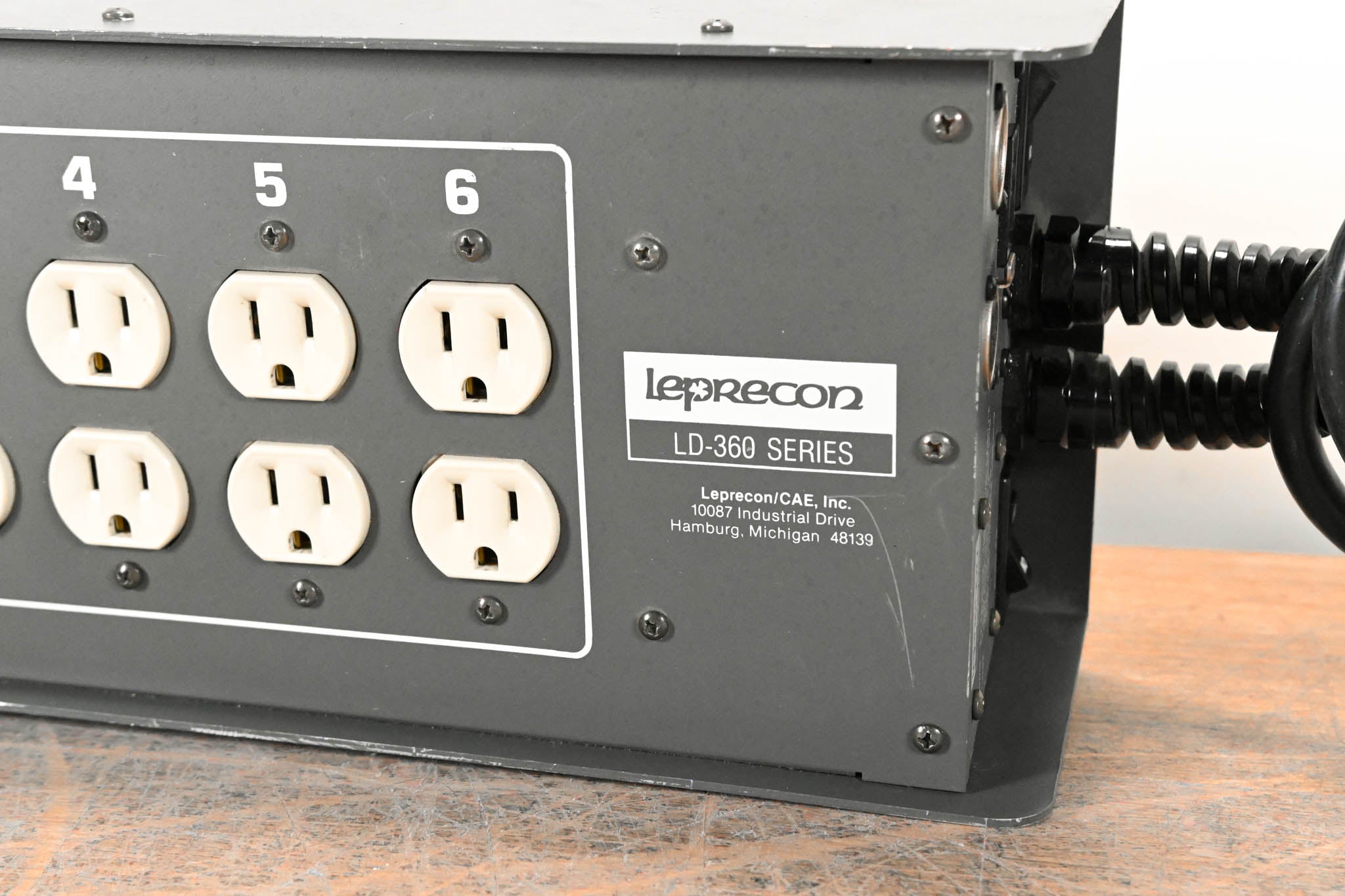 Leprecon LD-360-MPX-HP 6-Channel Edison DMX Dimmer