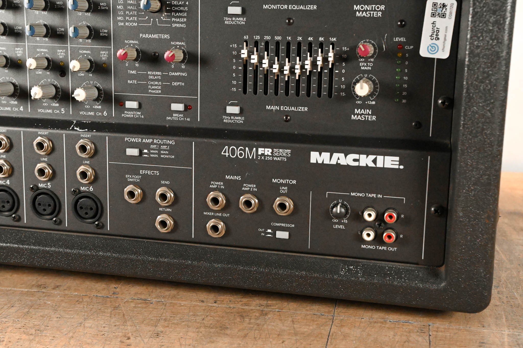 Mackie 406M FR Series 6-Channel Powered Mixer