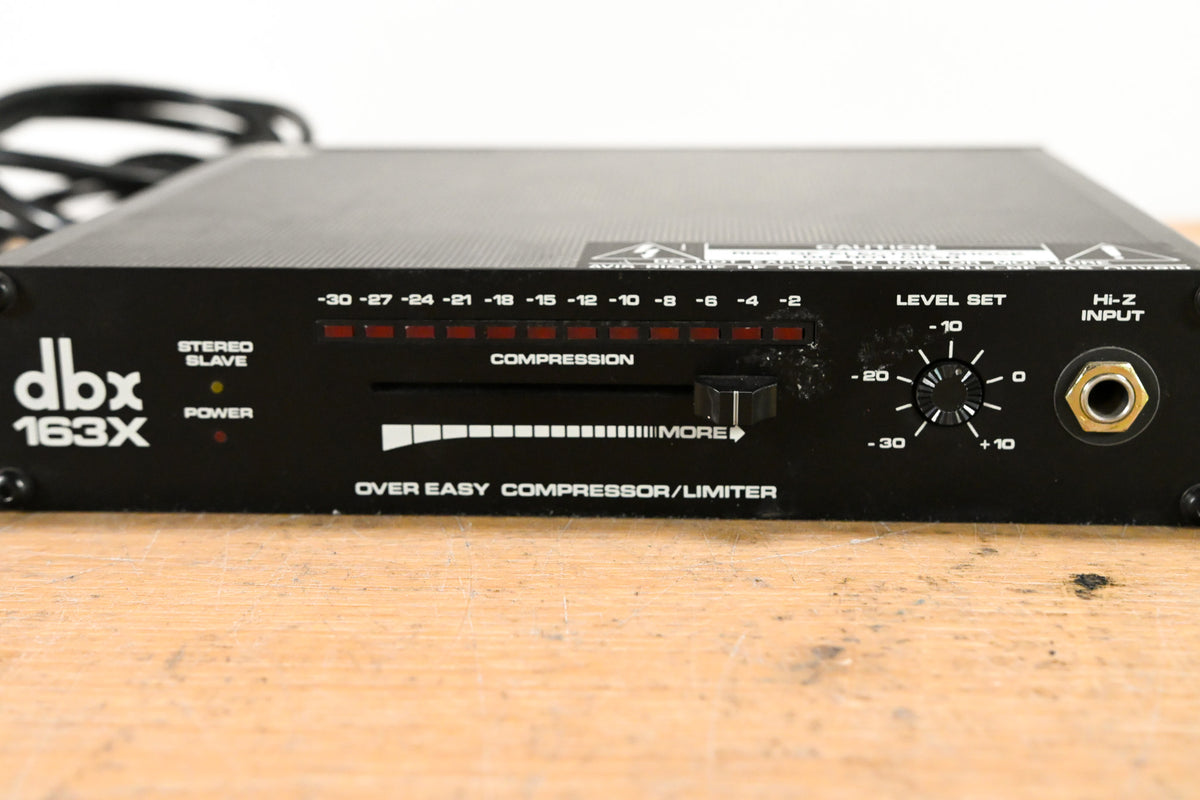 dbx 163x Single-Channel Over Easy Compressor / Limiter
