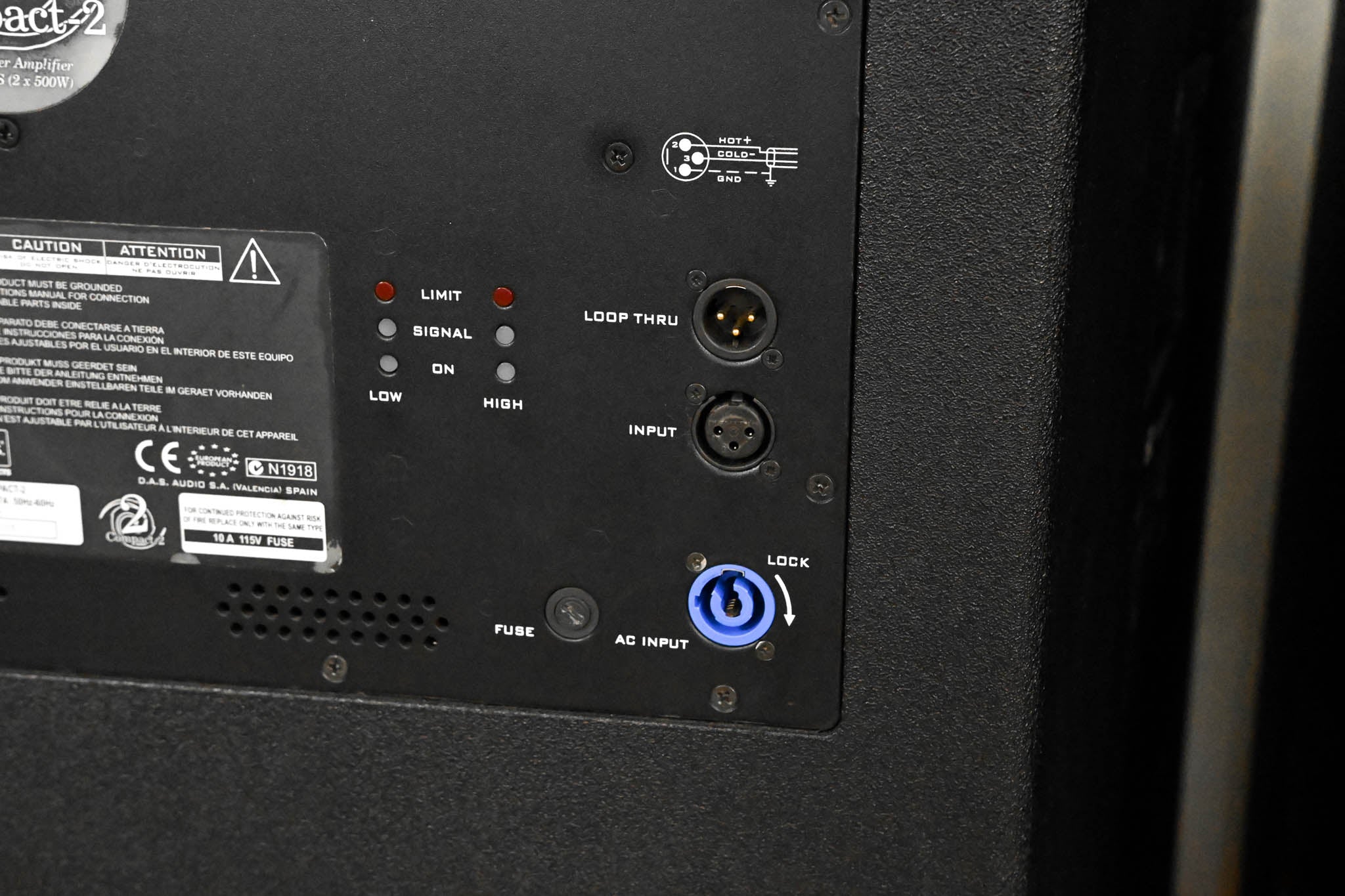 D.A.S. Compact 2 Biamplified 3-Way Loudspeaker System (PAIR)