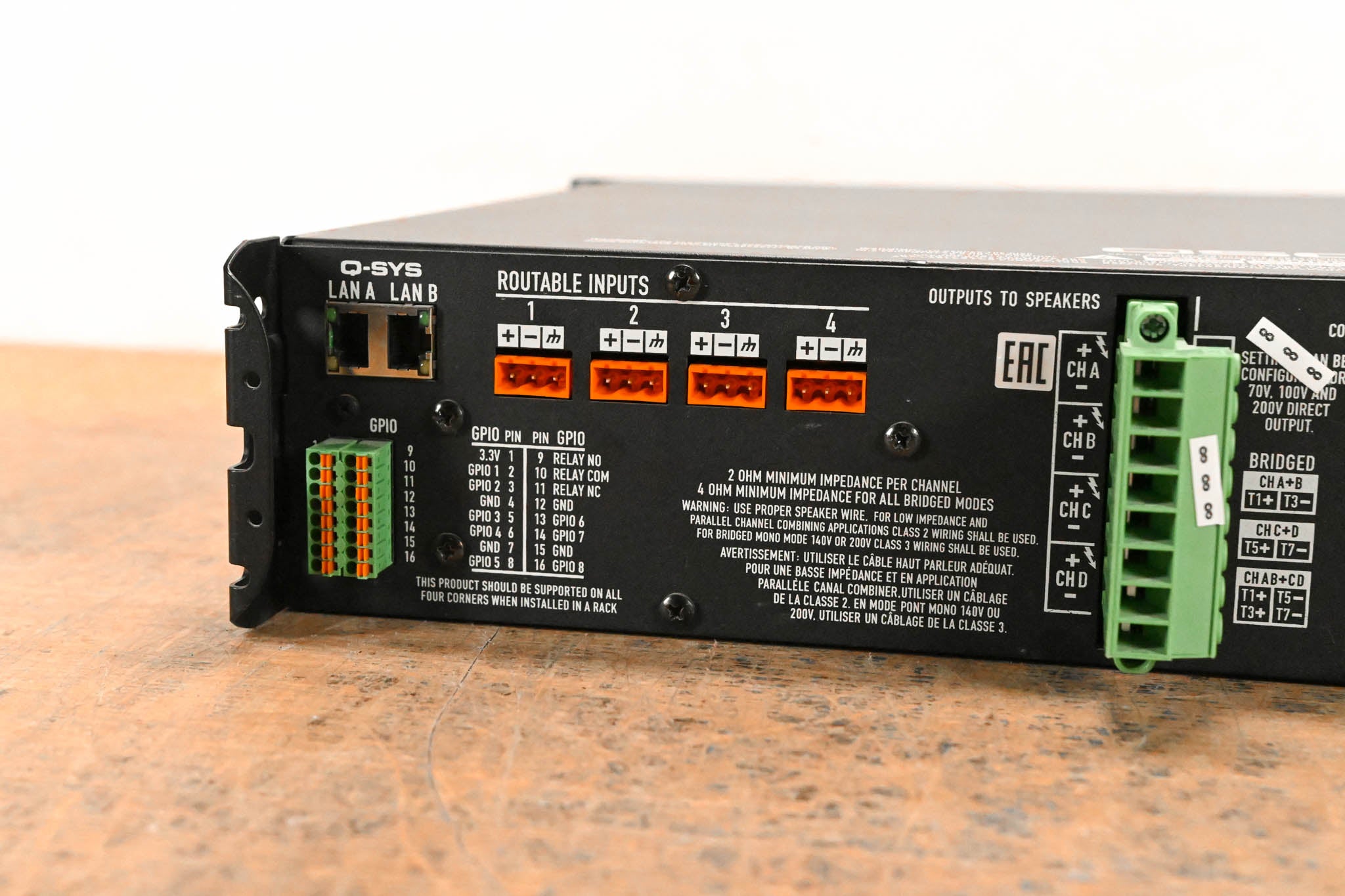 QSC CXD4.3Q 4-Channel Network Amplifier