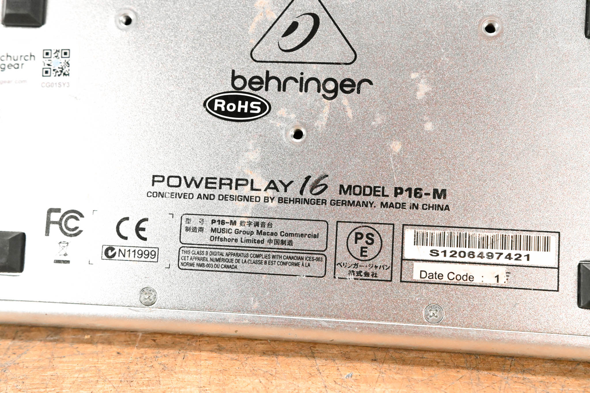 Behringer Powerplay P16-M 16-Channel Digital Personal Mixer