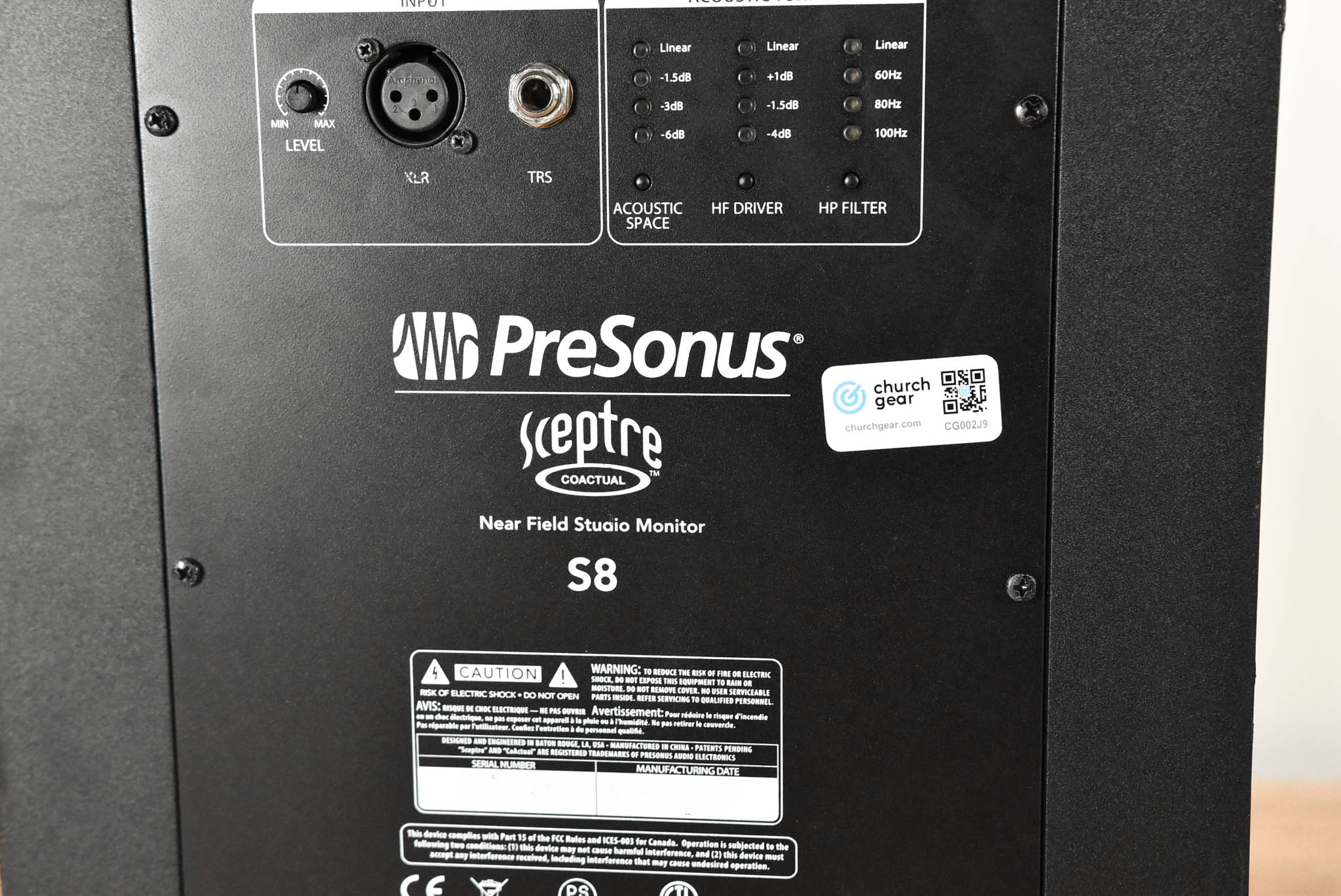 PreSonus Sceptre S8 8-inch Two-Way Active Studio Monitor