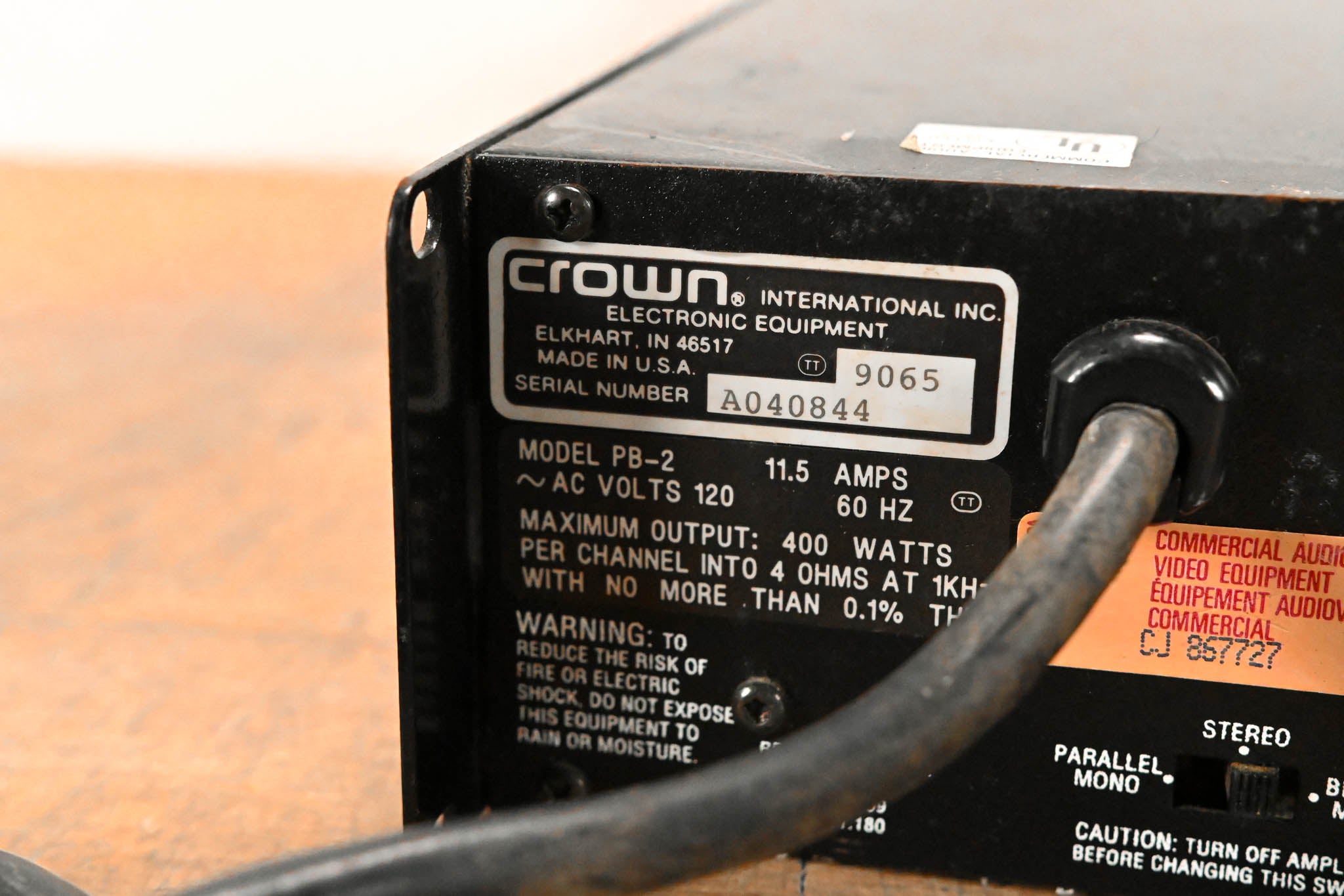 Crown Power Base-2 2-Channel Power Amplifier