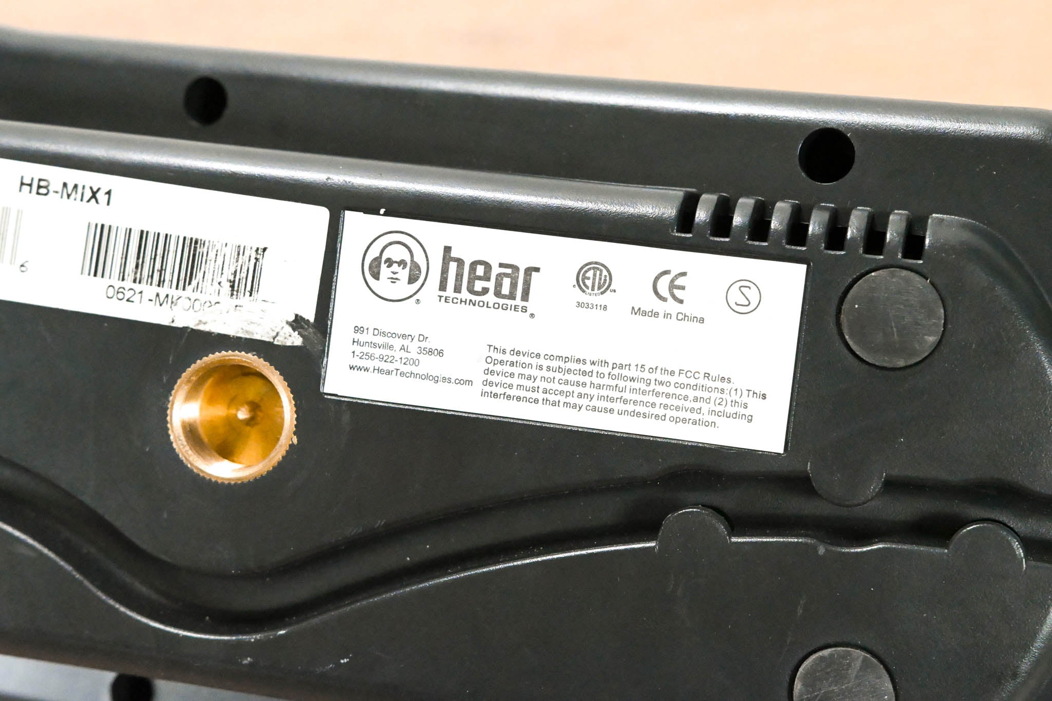 Hear Technologies HB-MIX1 Hear Back Personal Monitor Mixer