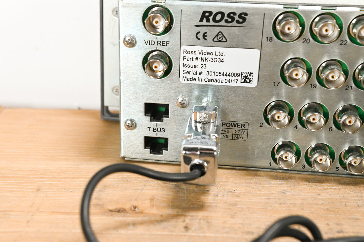 Ross NK-3G34 34 × 34 3G/HD/SD SDI Utility Router