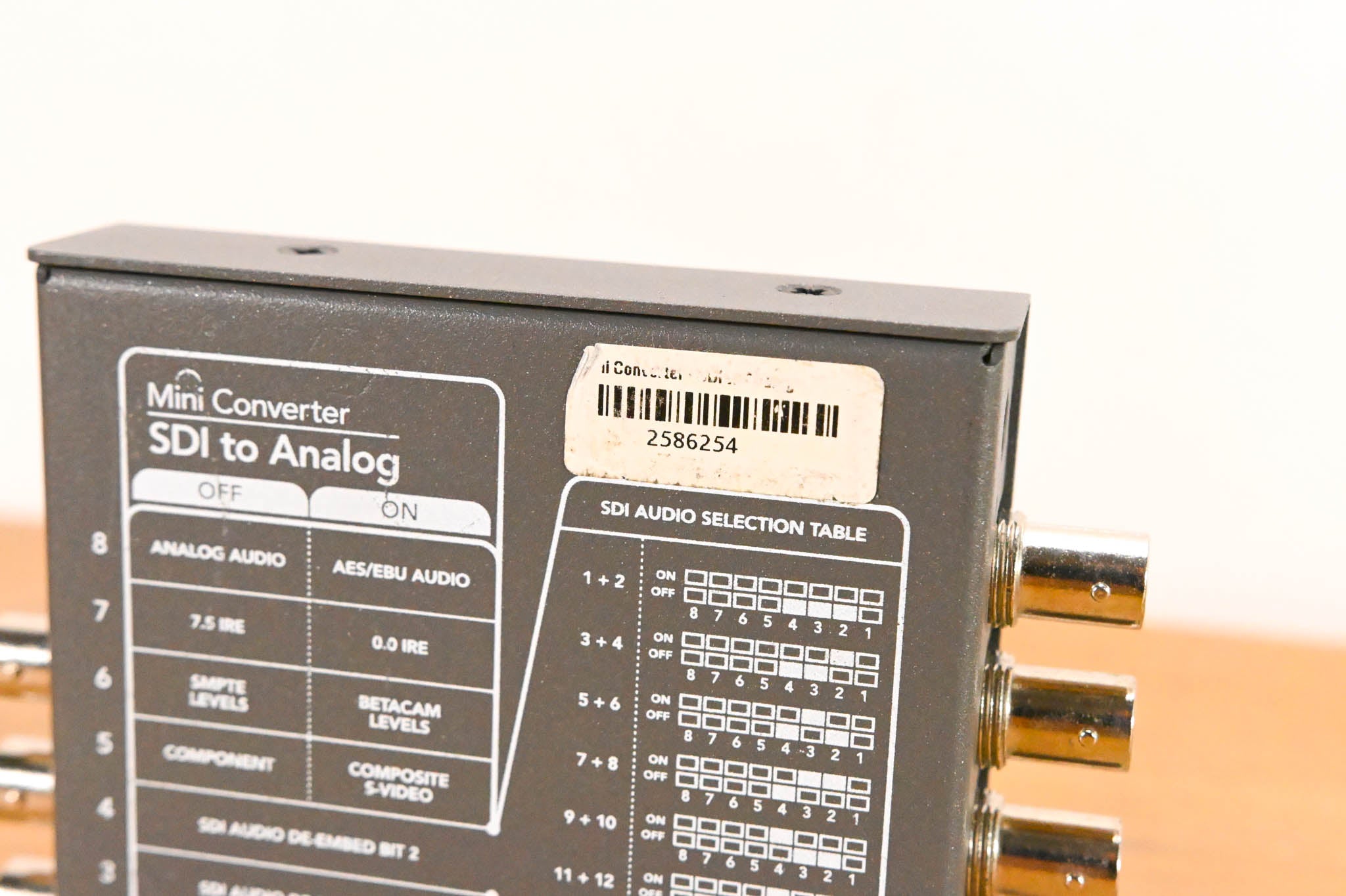 Blackmagic Design Mini Converter SDI to Analog (NO POWER SUPPLY)