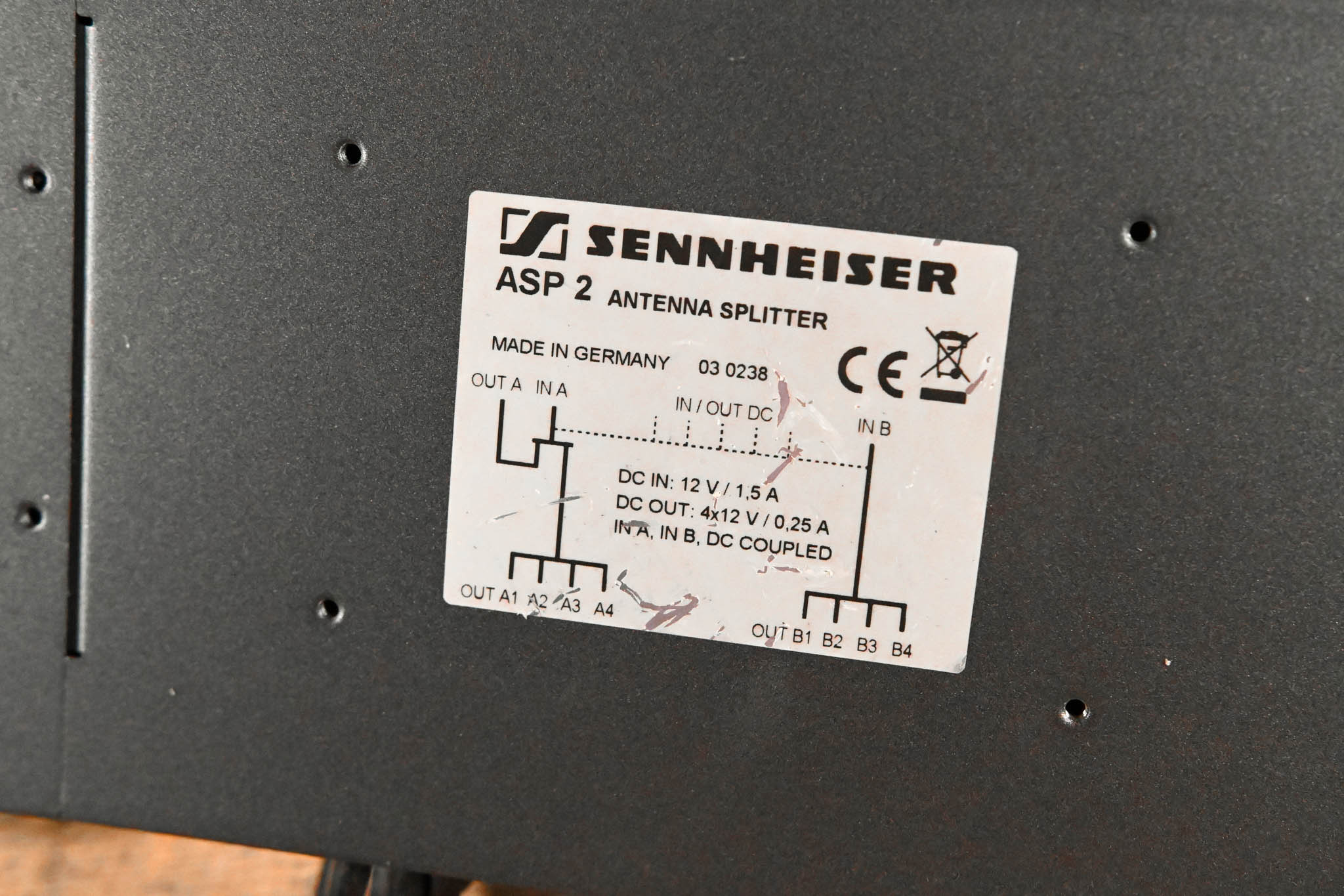 Sennheiser ASP 2 Antenna and Power Distribution System (NO POWER SUPPLY)