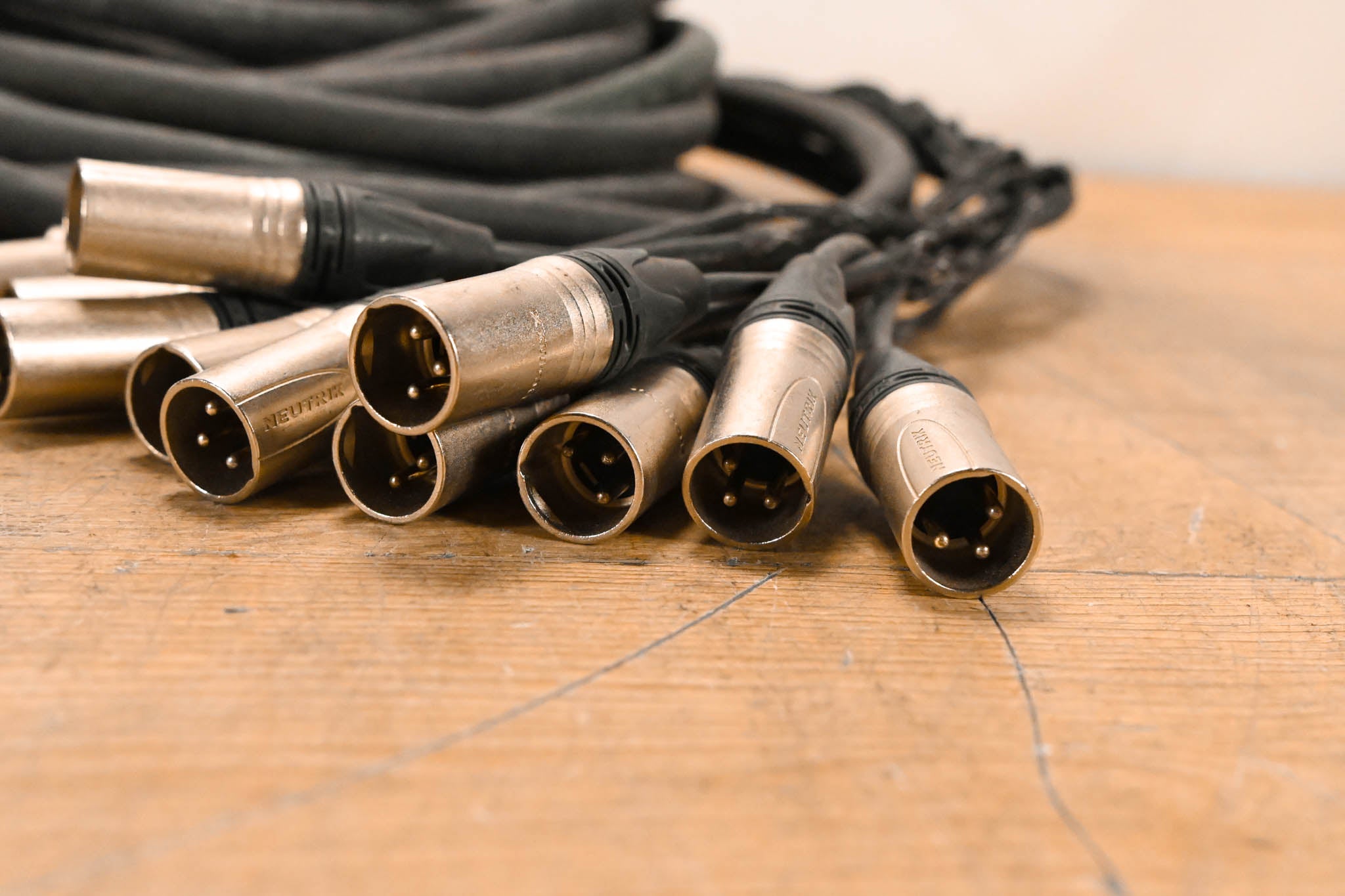 Unbranded 37-Pin CPC Female Connector to (12x)XLRM Cable - 50ft