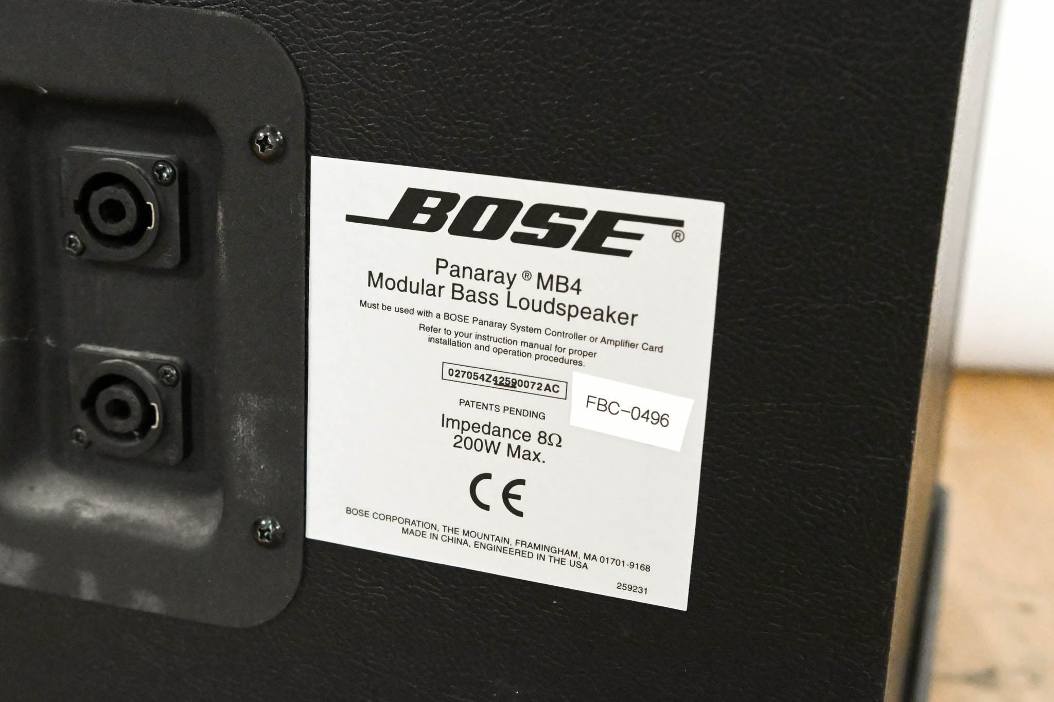 Bose Panaray MB4 Modular Bass Loudspeaker