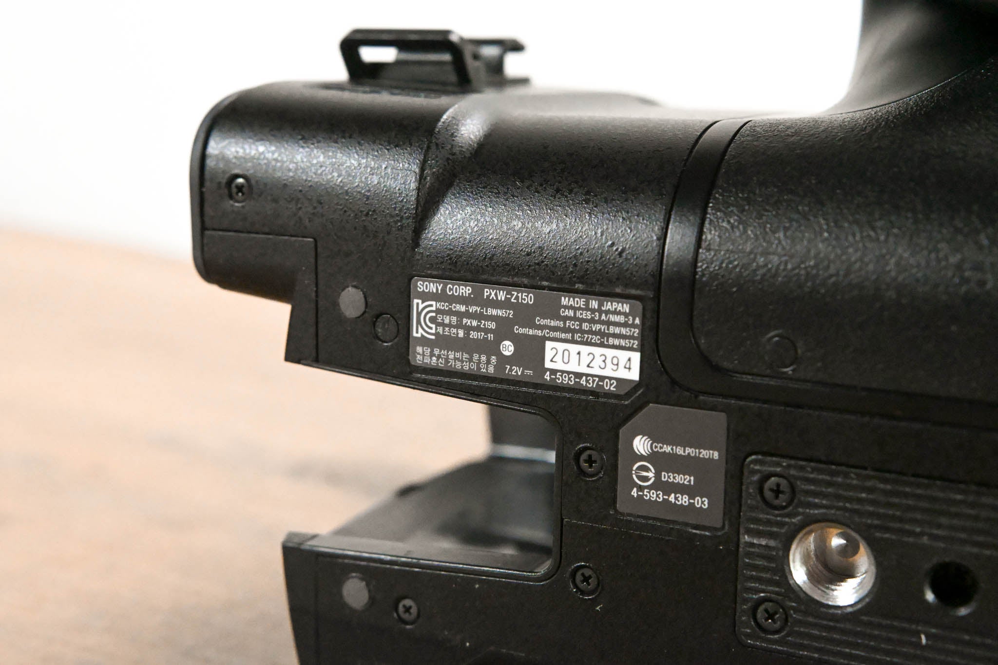 Sony PXW-Z150 Compact 4K Handheld XDCAM Professional Camcorder