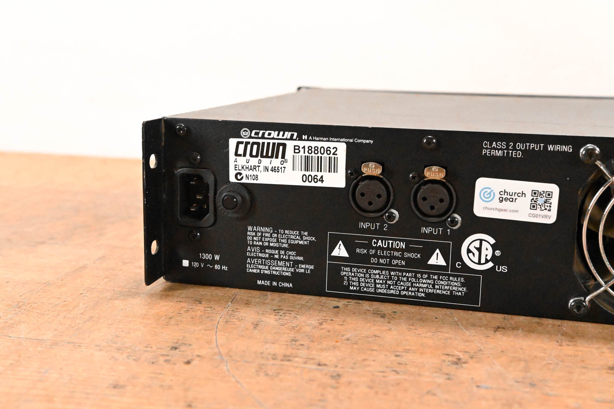 Crown XLS 402 2-Channel Power Amplifier
