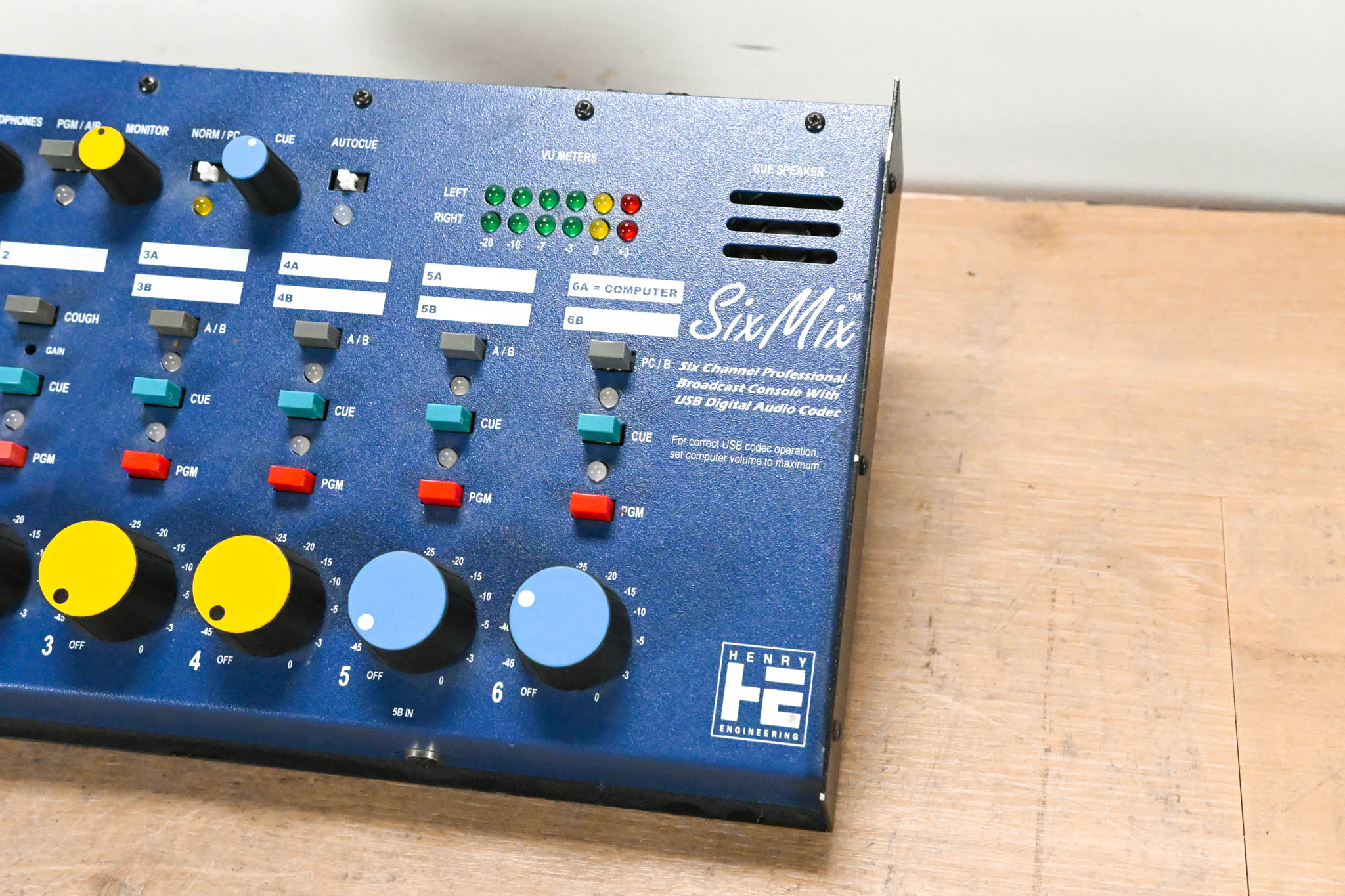 Henry Engineering SixMix 6-Channel Radio Station Broadcast Mixer