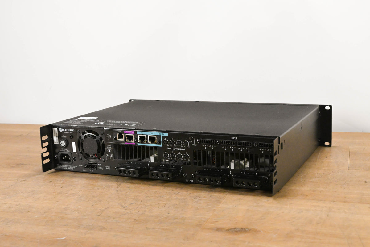Crown DCi 8|300N 8-Channel, 300W @ 4 ohms Power Amplifier w/ BLU link