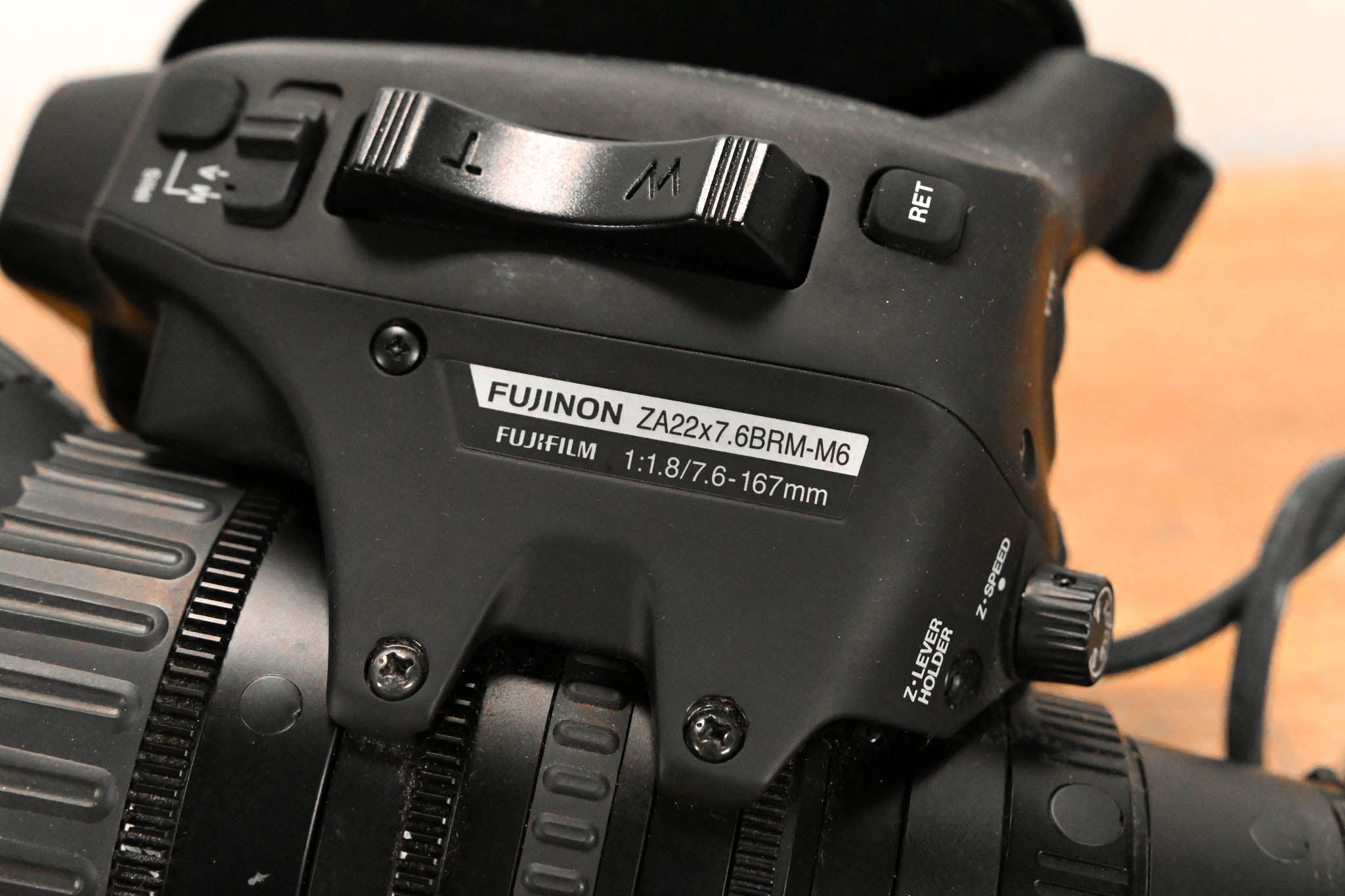 Fujinon ZA22x7.6BRM-M6 TV Zoom Lens - 1:1.8/7.6-167mm CG01RDF