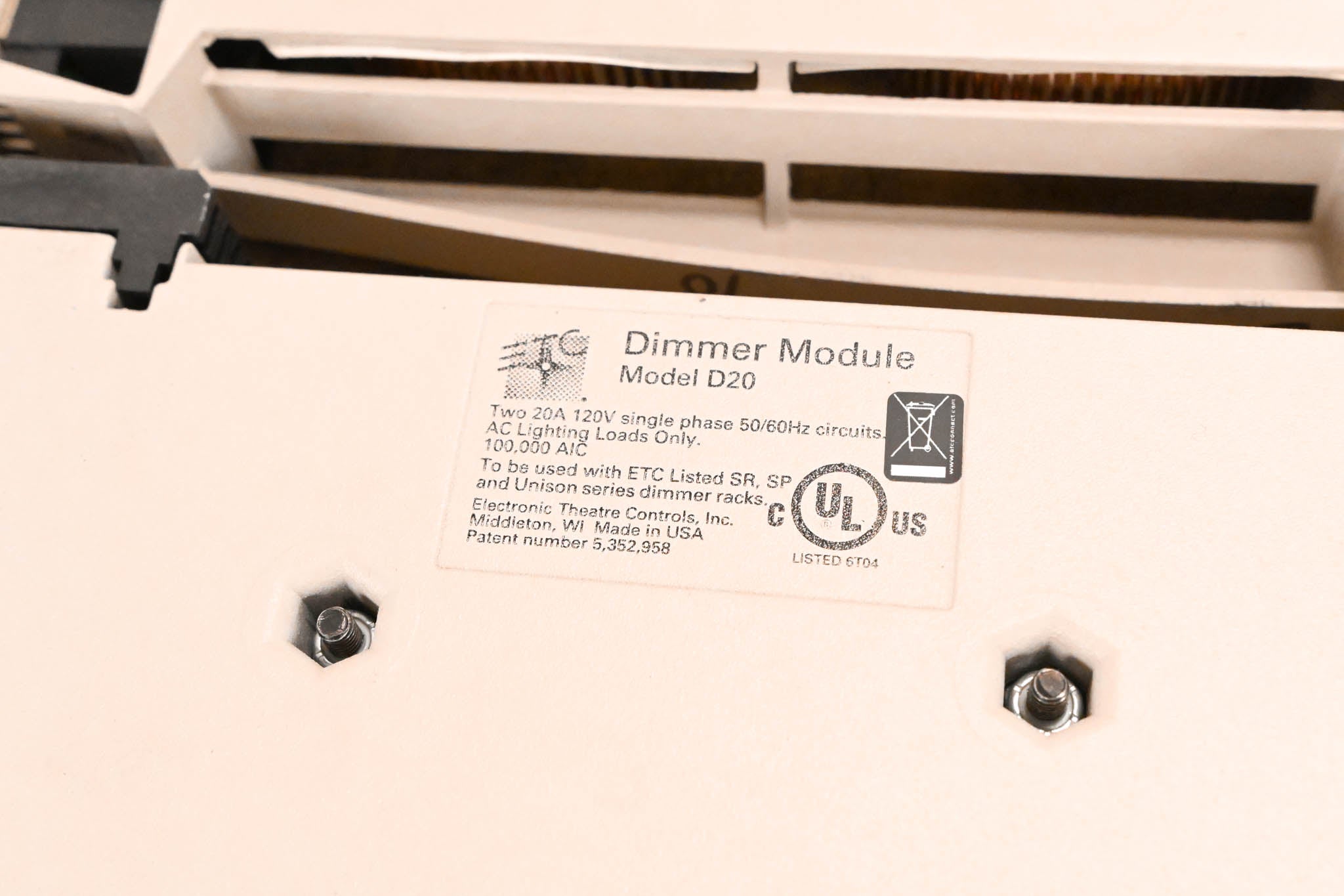 ETC D20 Dual 20A Dimmer Module (Pack of 4)