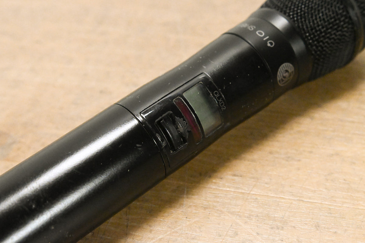 Shure QLXD24/KSM9HS Digital Handheld Wireless System - G50 Band (NO PSU)